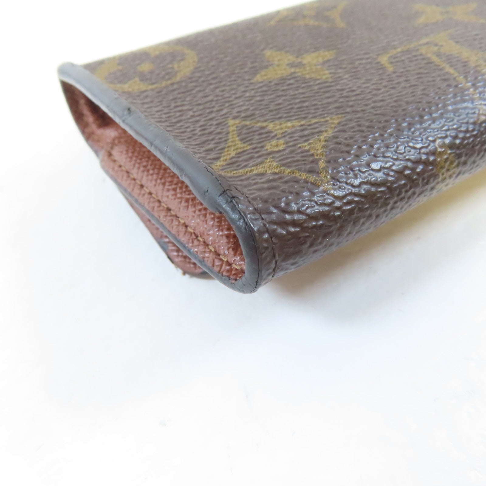 LOUIS VUITTON 【激減優惠】Monogram Key Case金扣鎖匙包啡色