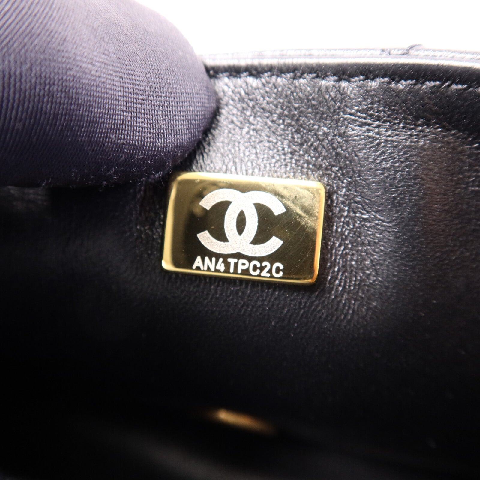 CHANEL 羊皮皮革Shoulder Bag金扣鏈帶肩背袋