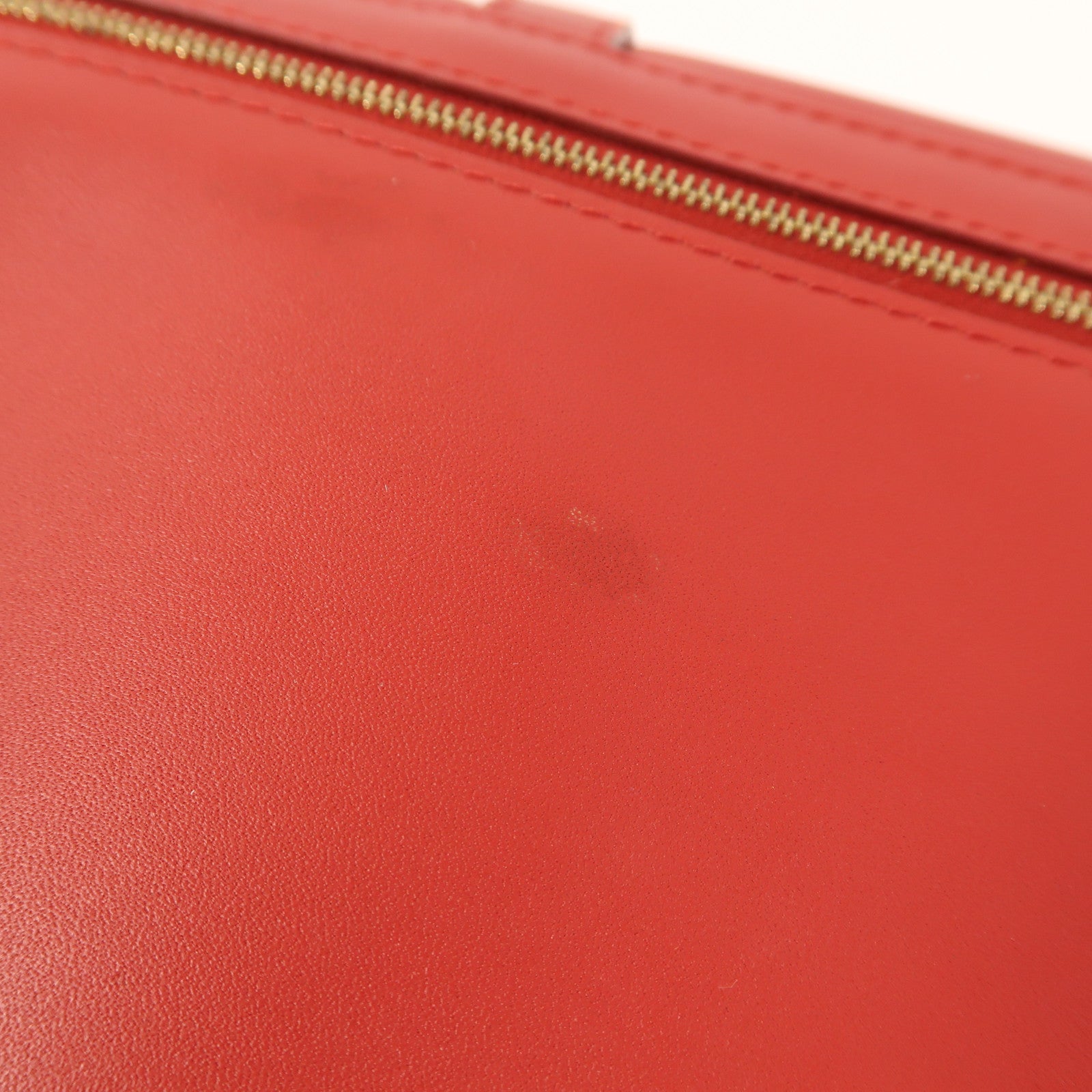 FENDI GHW Pequin Envelope Clutch Bag 8M0284 Canvas Calfskin Leather Brown Red