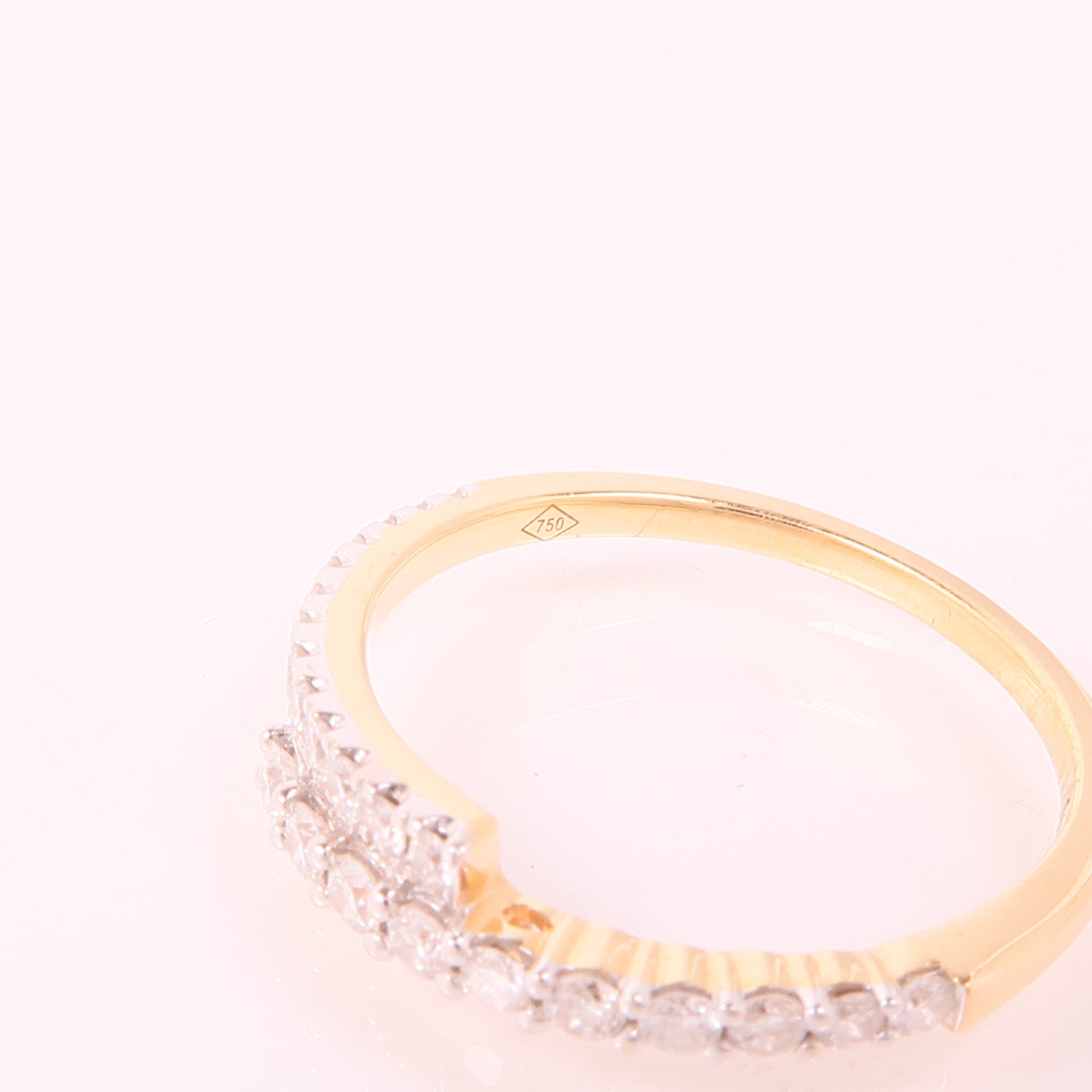 JEWELRY 18K玫瑰金Diamond Ring鑽石戒指US#6.5