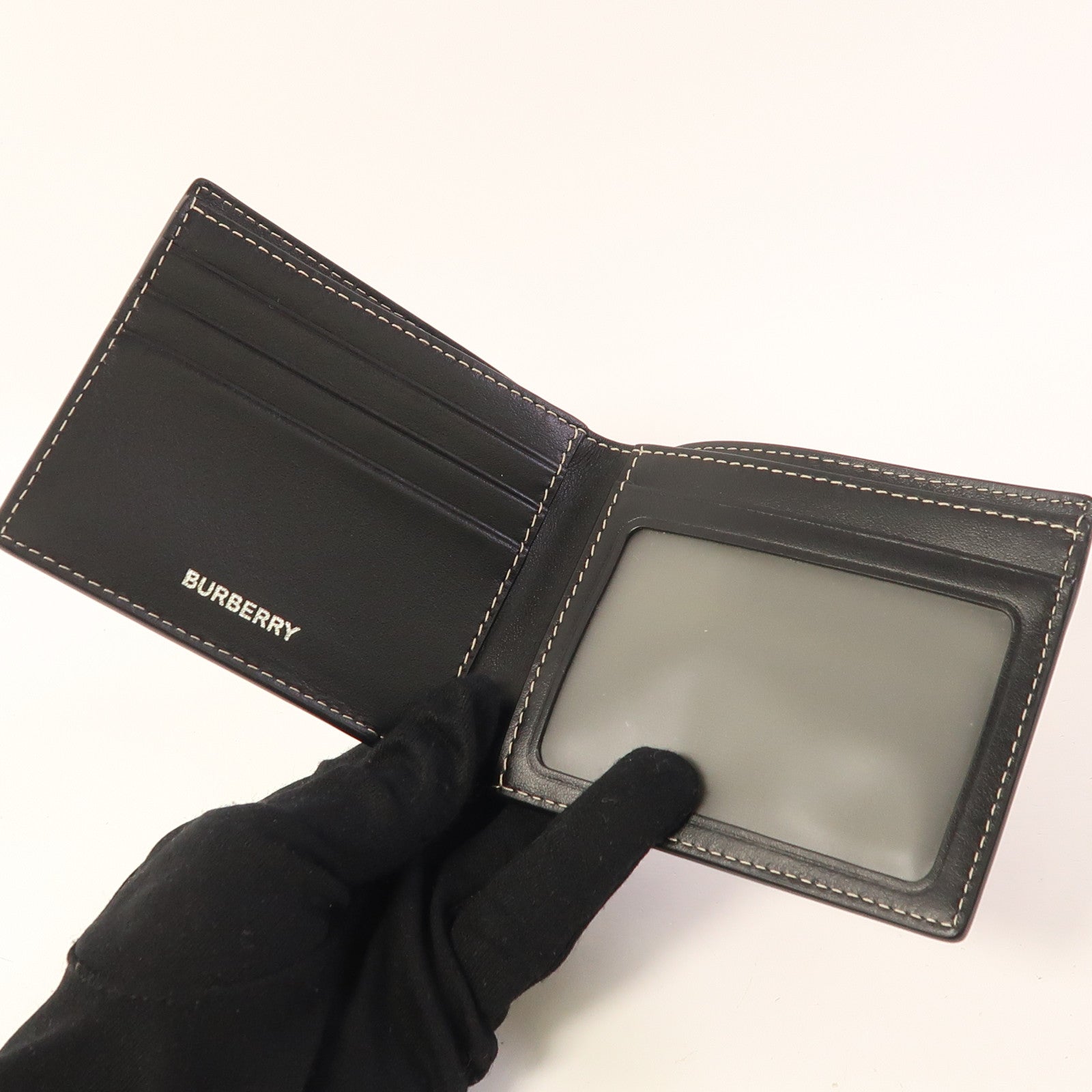 BURBERRY 塗層帆布Wallet錢包