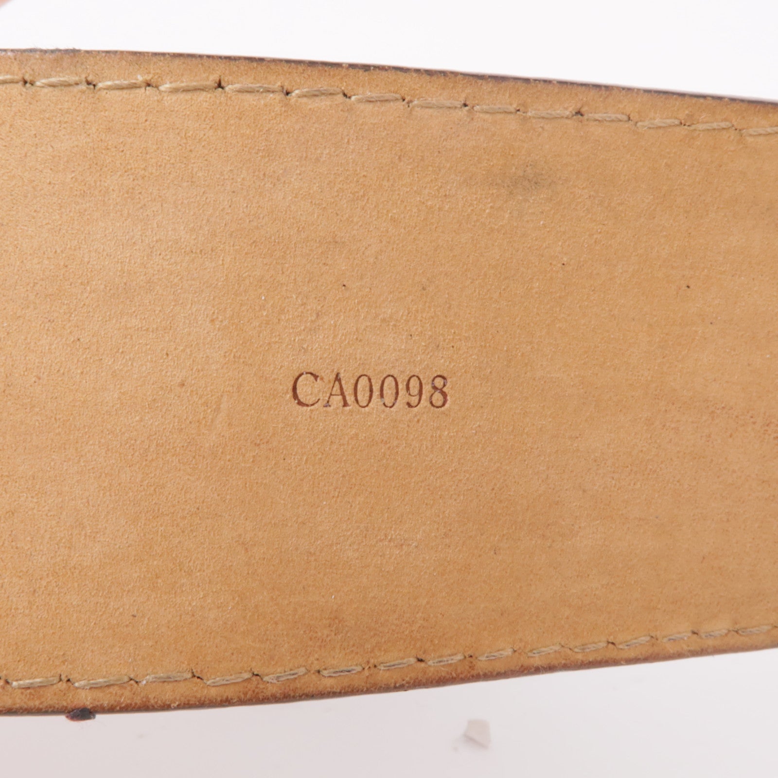 LOUIS VUITTON Monogram Belt 85cm金扣皮帶