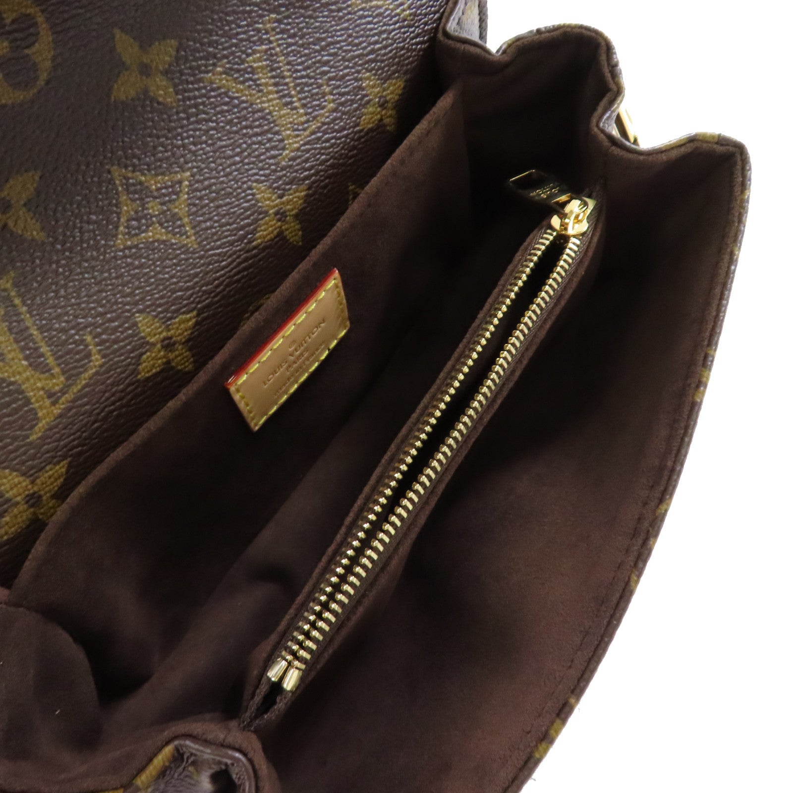LOUIS VUITTON Monogram Pochete Metis 2Way Shoulder Bag金扣手挽肩背兩用袋啡色