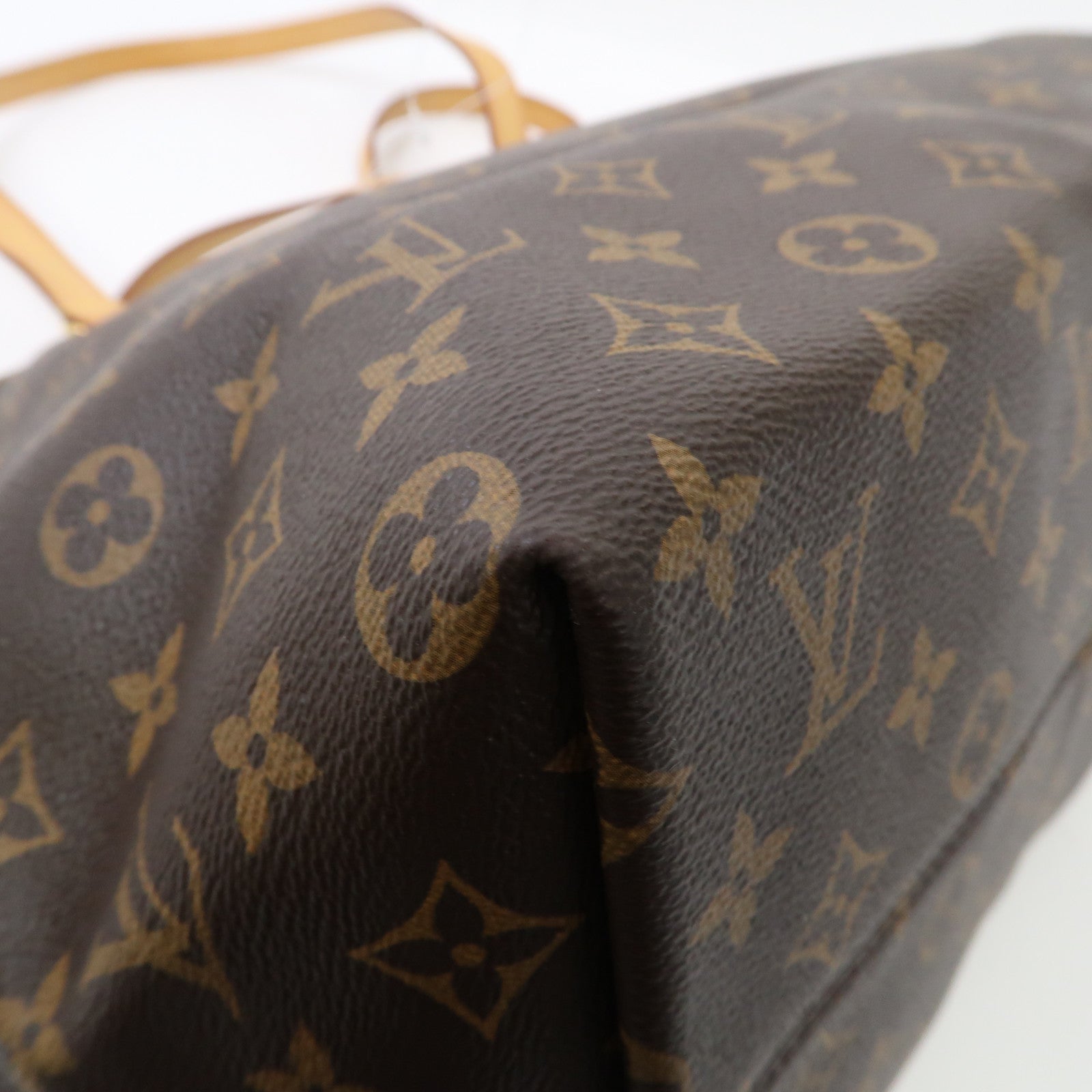 LOUIS VUITTON Monogram Iena MM金扣手挽袋啡色
