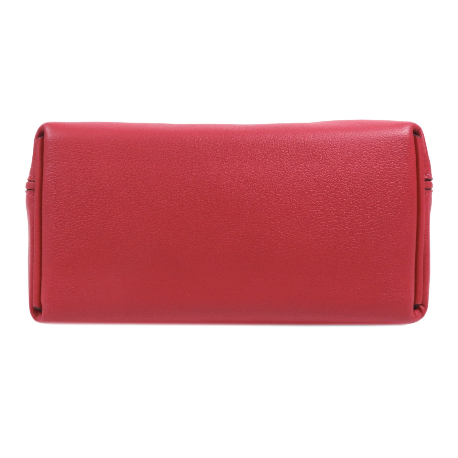 HERMES Evercolor皮革24/24 Mini銀扣手挽肩背兩用袋Framboise