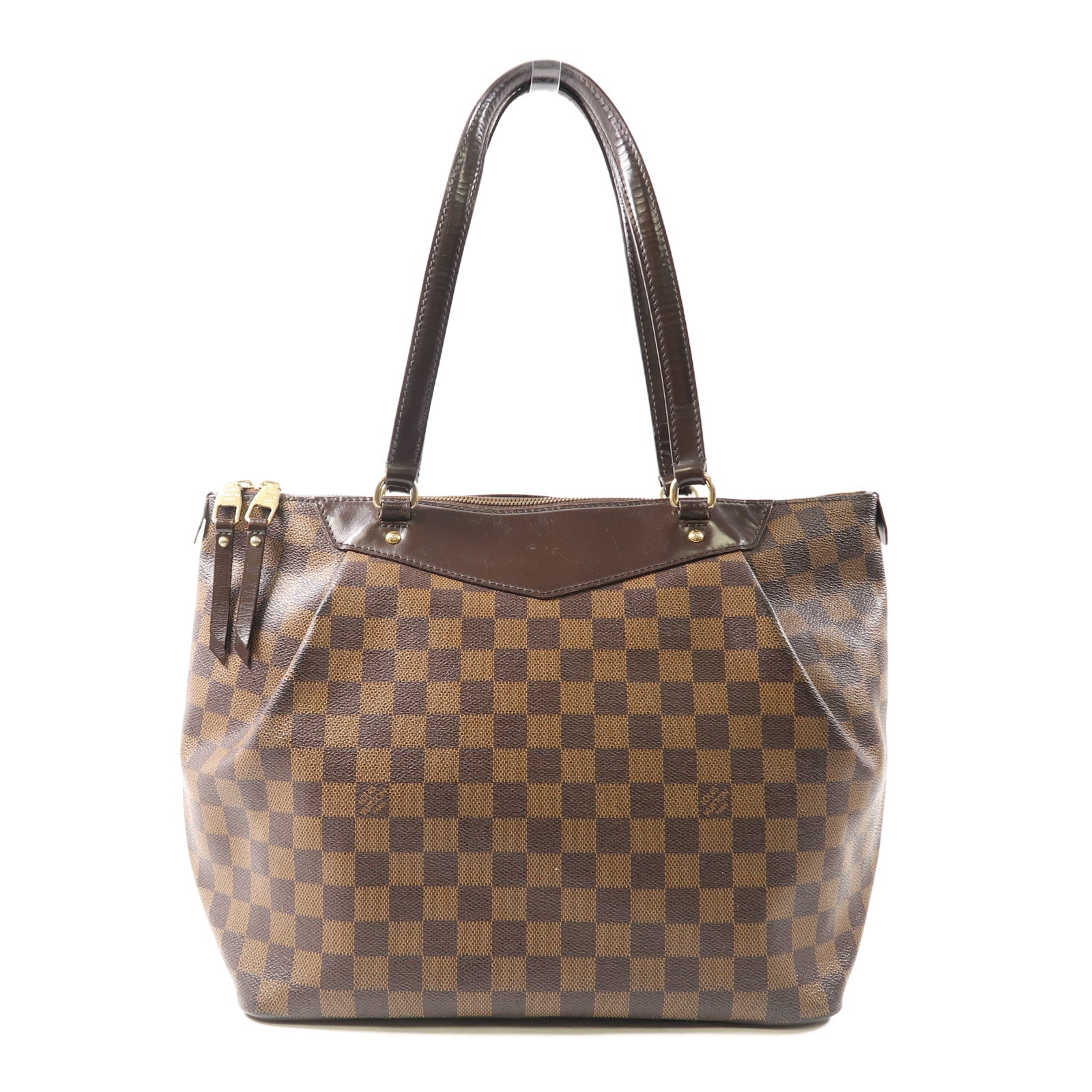 LOUIS VUITTON 【激減優惠】Damier Westminster PM金扣手挽袋啡色