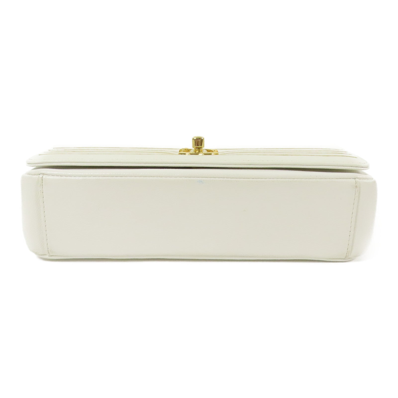 CHANEL 皮革Chain Flap Bag金扣肩背袋