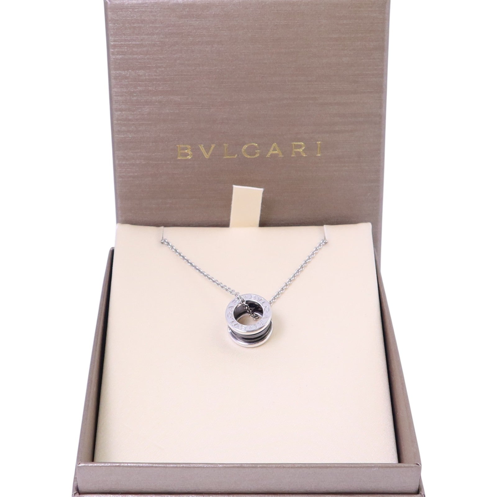 BVLGARI 925純銀/琺瑯Save The Children Necklace銀扣項鏈