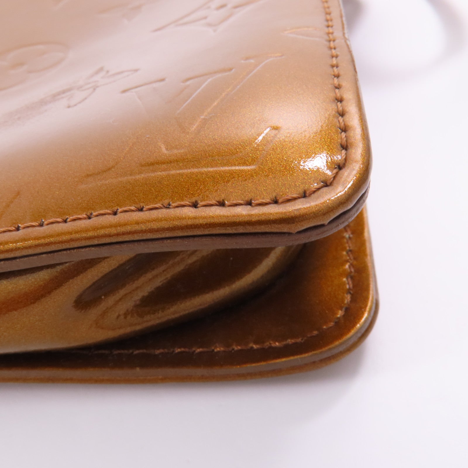 LOUIS VUITTON Vernis Monogram Venis Lexington Accessory Pouch金扣手挽袋
