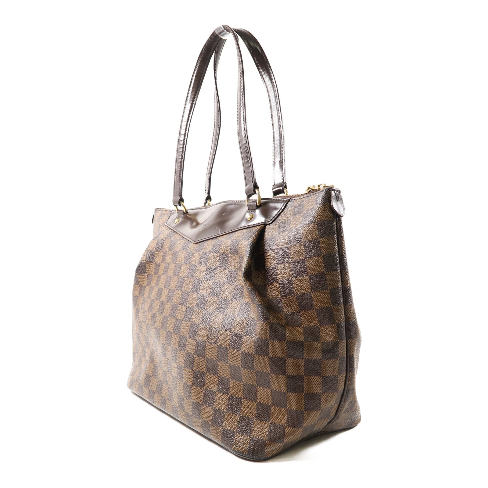LOUIS VUITTON 【激減優惠】Damier Westminster PM金扣手挽袋啡色