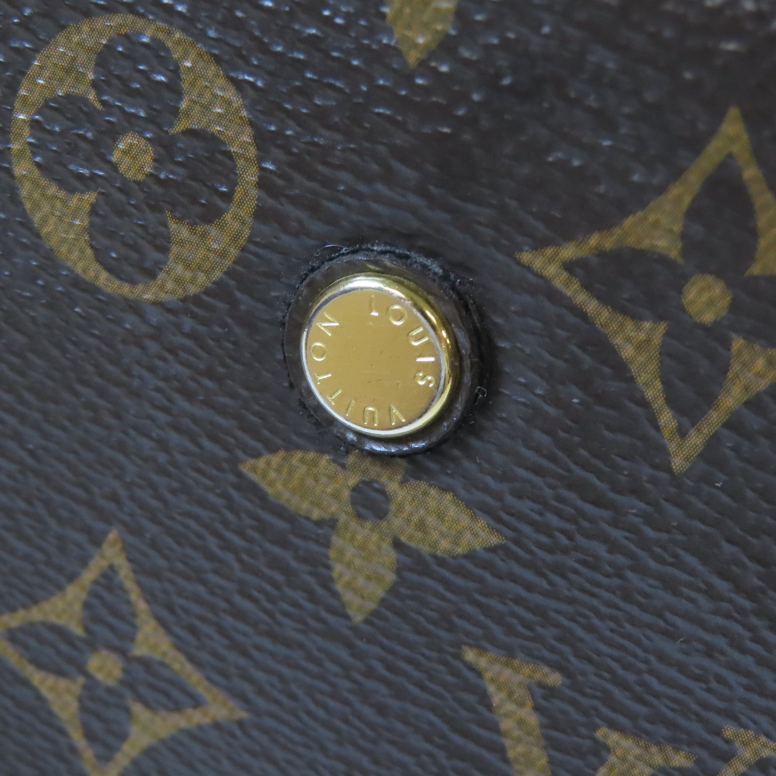 LOUIS VUITTON Monogram Montaigne BB金扣手挽肩背兩用袋啡色