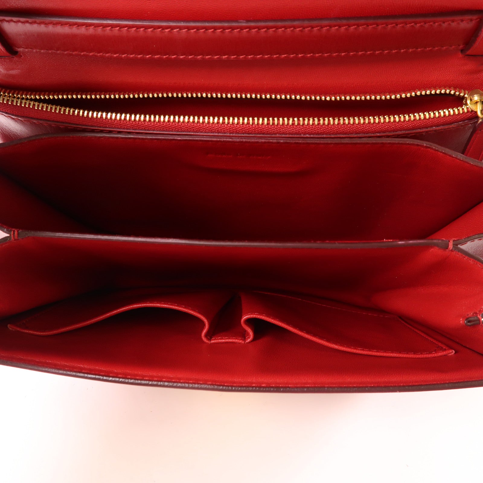 CELINE 牛皮皮革Box Medium金扣肩背袋