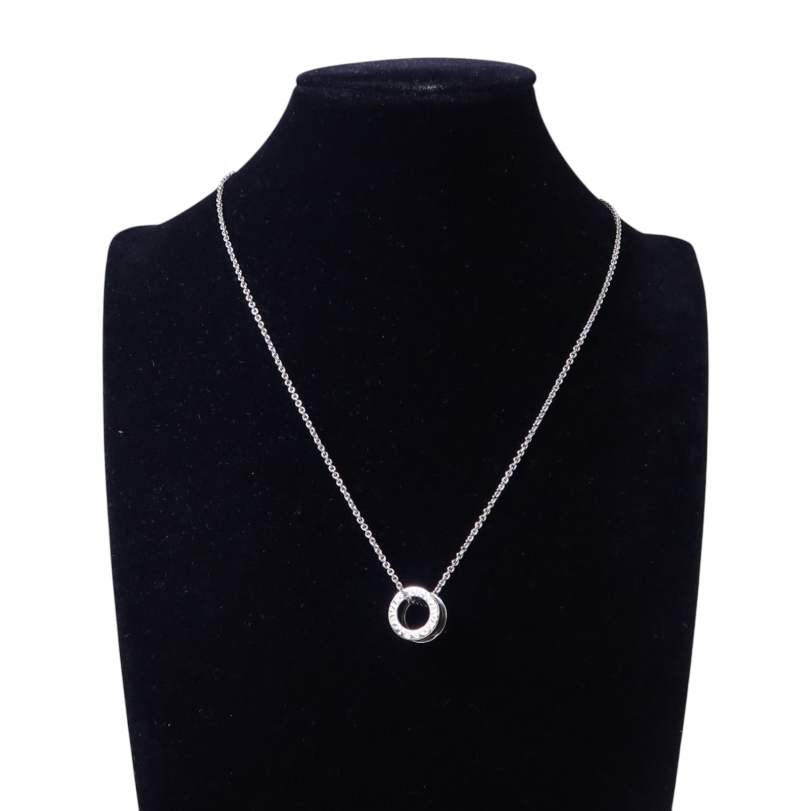 BVLGARI 925純銀/琺瑯Save The Children Necklace銀扣項鏈