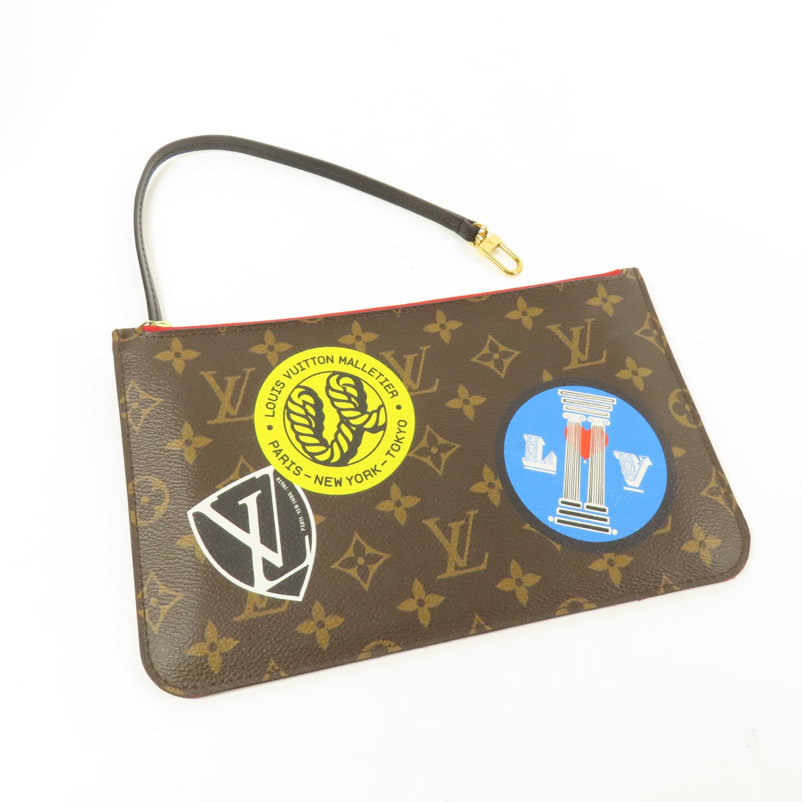 LOUIS VUITTON Monogram Macassar World Tour Neverfull MM手挽袋