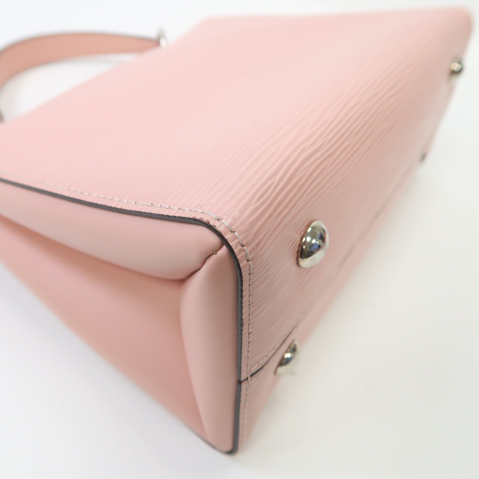 LOUIS VUITTON 【激減優惠】Epi Grenelle PM銀扣手挽肩背兩用袋粉紅色