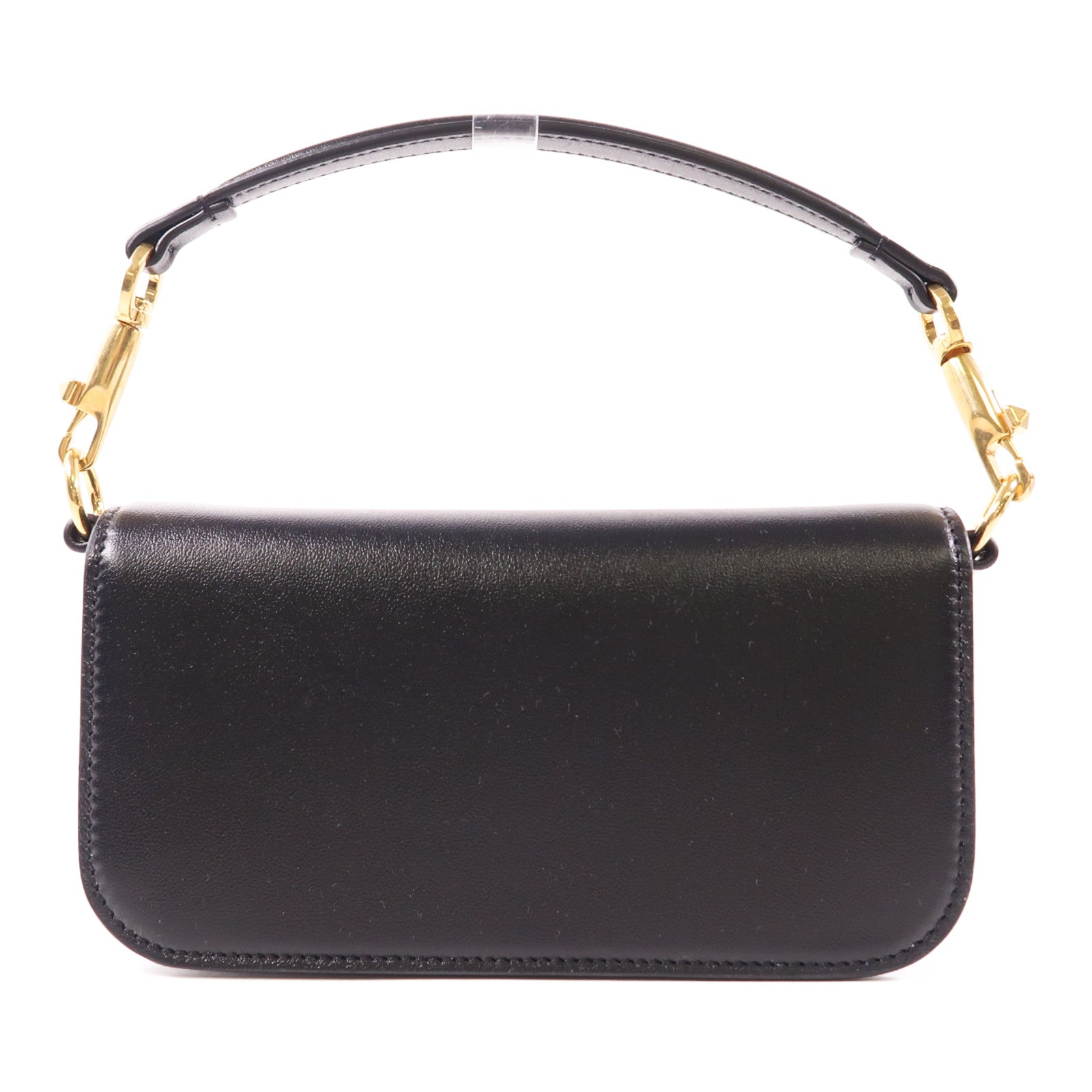 Valentino 牛皮皮革Loco Logo Plaque Small Shoulder Bag金扣手挽肩背兩用袋