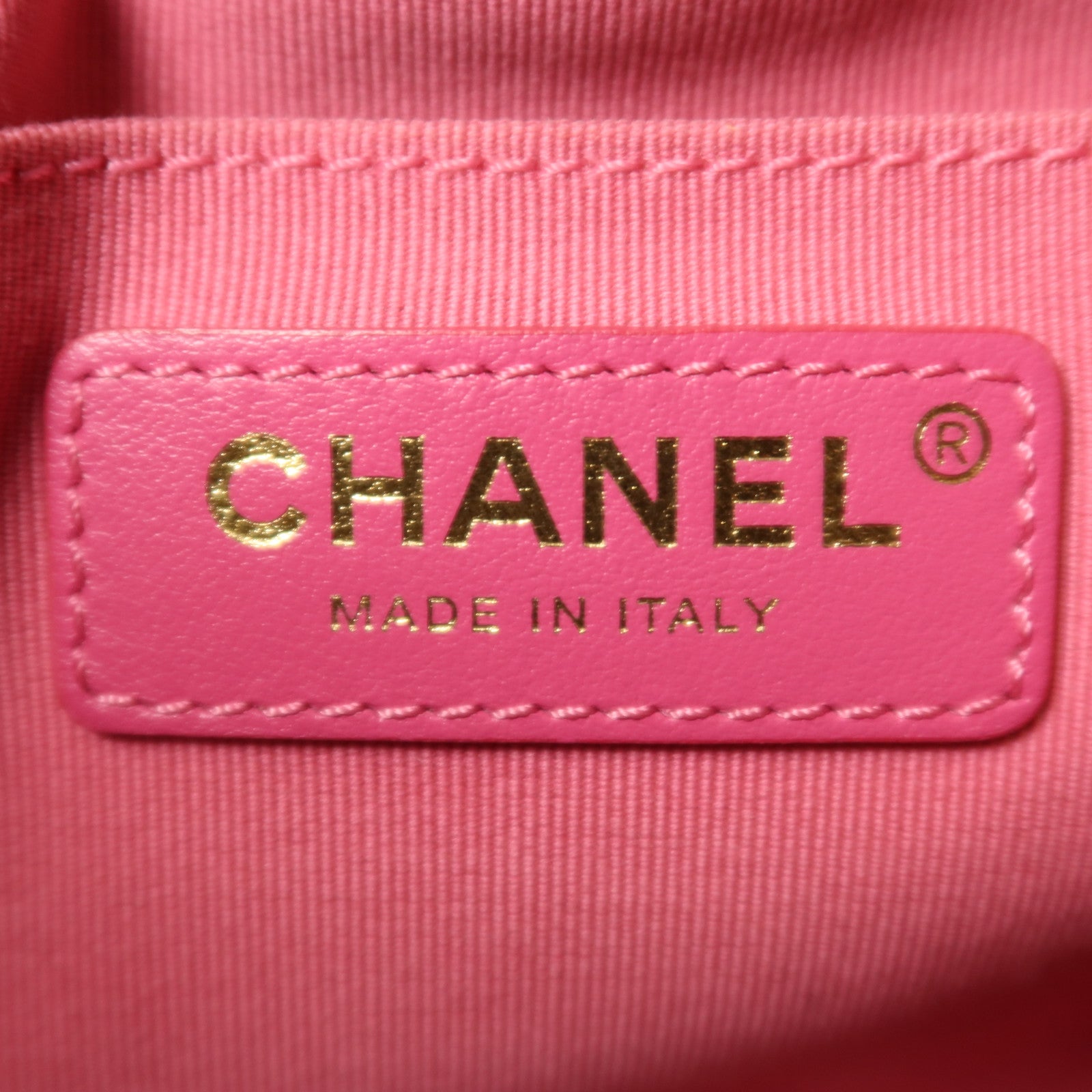 CHANEL 【激減優惠】牛皮皮革Chain Shoulder金扣鏈帶肩背袋