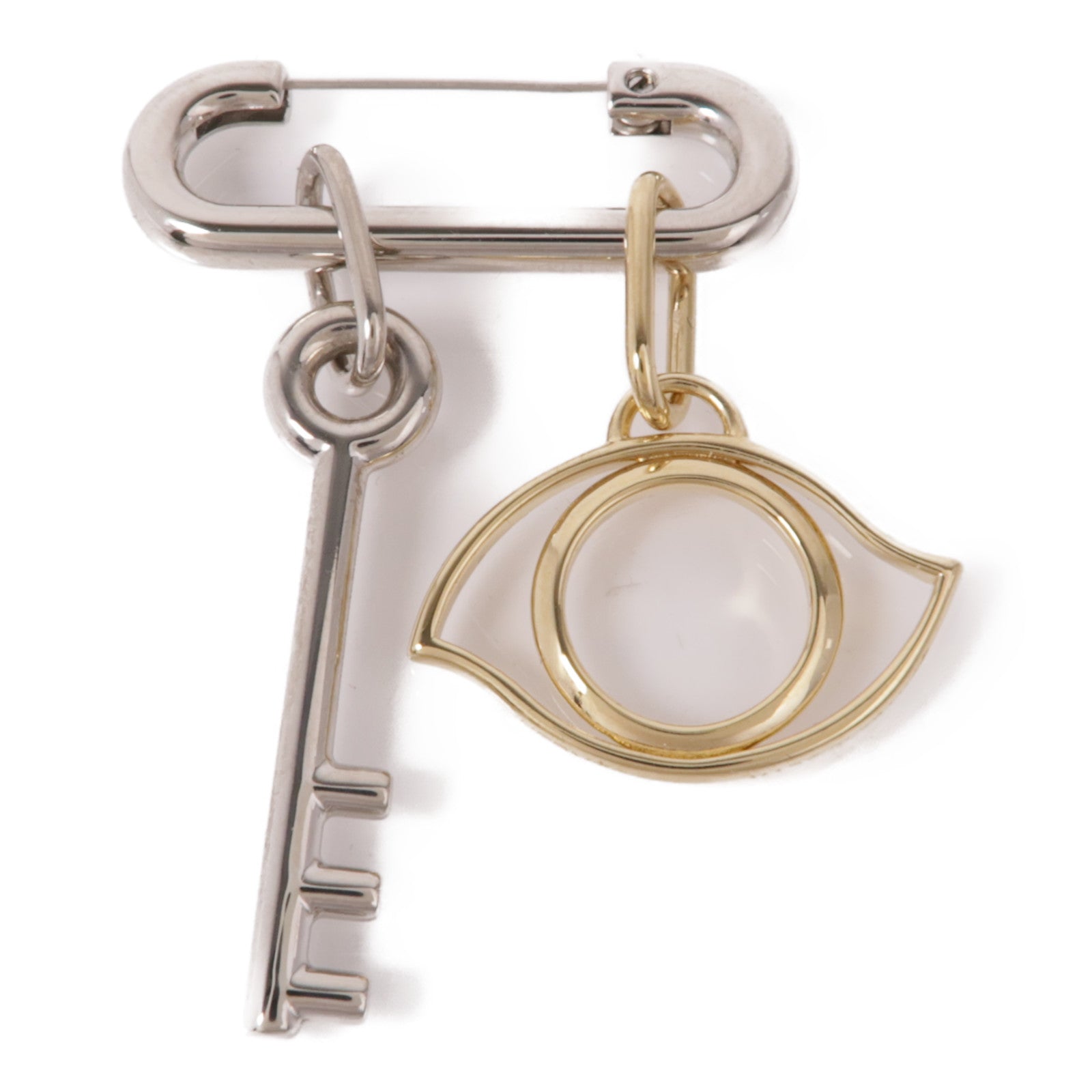 HERMES 金屬Brooch胸針Silver/Gold