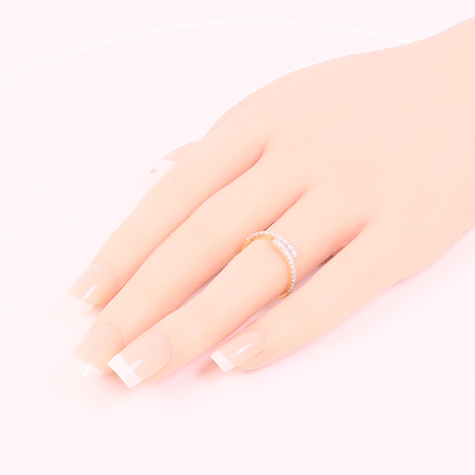 JEWELRY 18K玫瑰金Diamond Ring鑽石戒指US#6.5