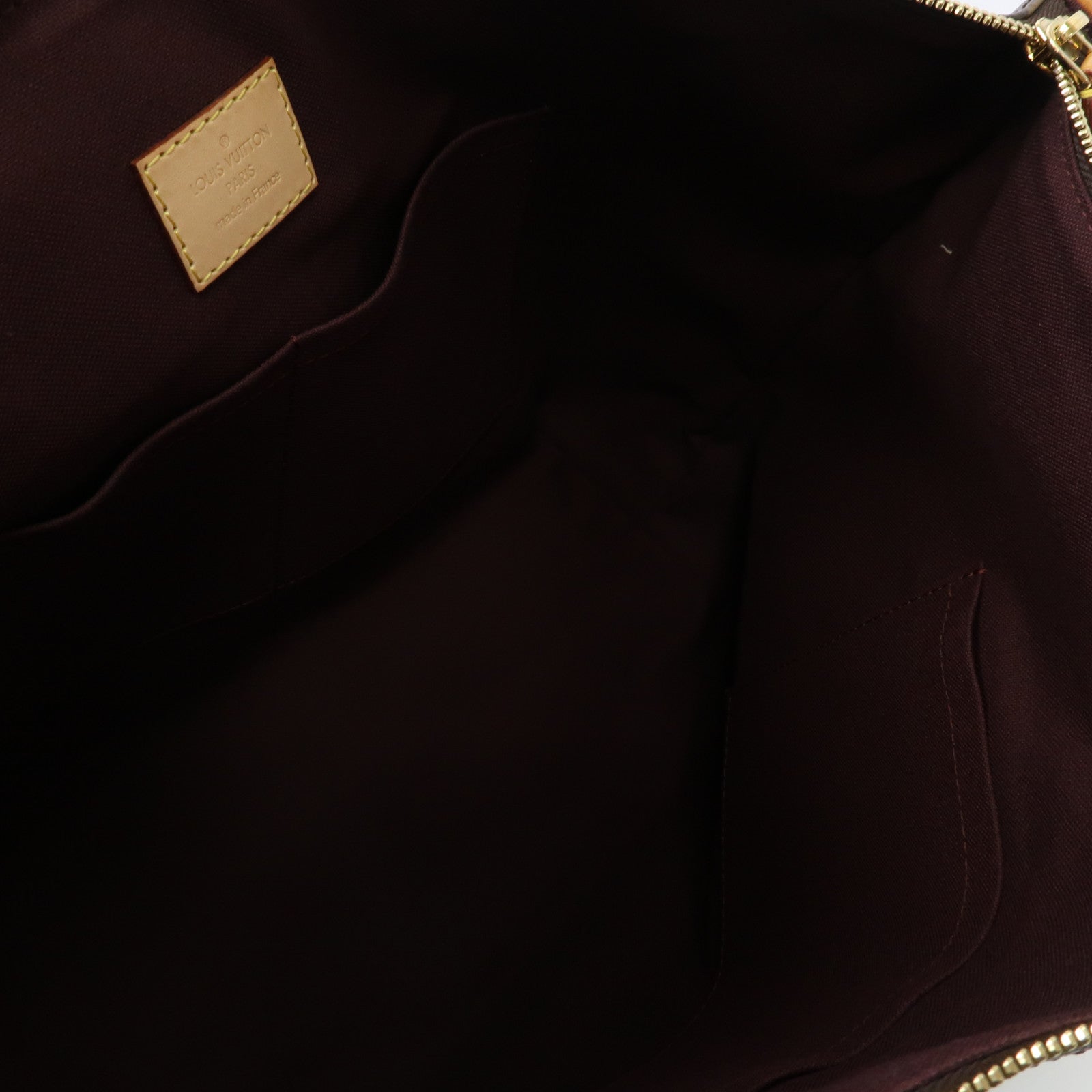 LOUIS VUITTON Monogram Iena MM金扣手挽袋啡色