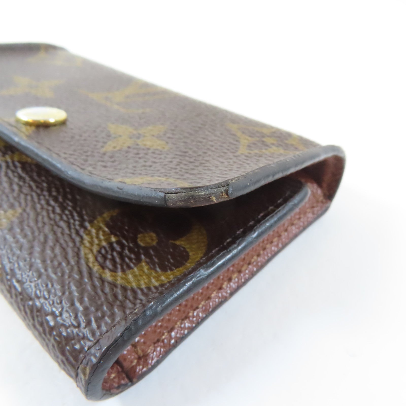 LOUIS VUITTON 【激減優惠】Monogram Key Case金扣鎖匙包啡色