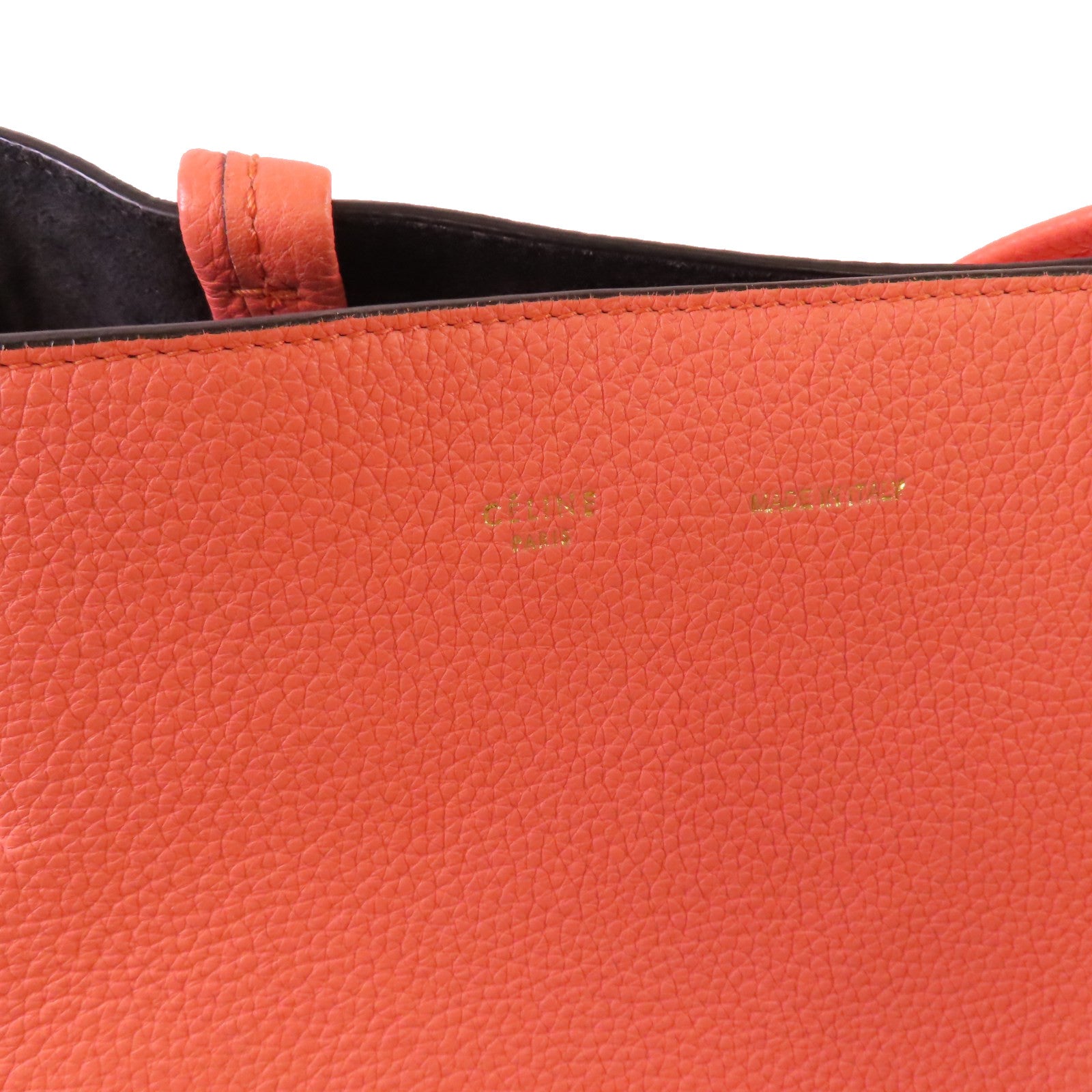 CELINE 【激減優惠】牛皮皮革Medium Cabas Phantom Tote Bag肩背袋粉紅色