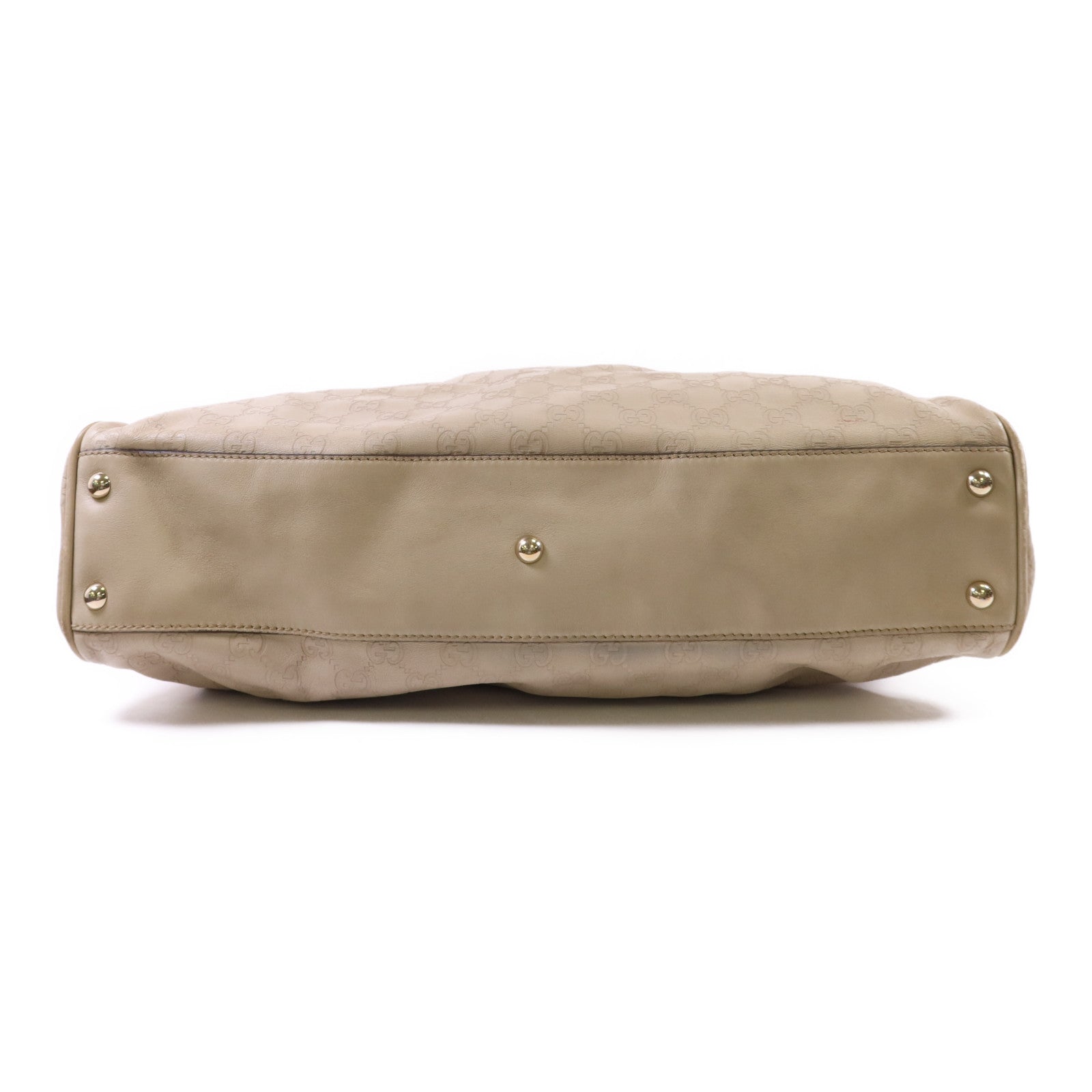 GUCCI 牛皮皮革Guccissima Braided Peggy Tote銀扣肩背袋