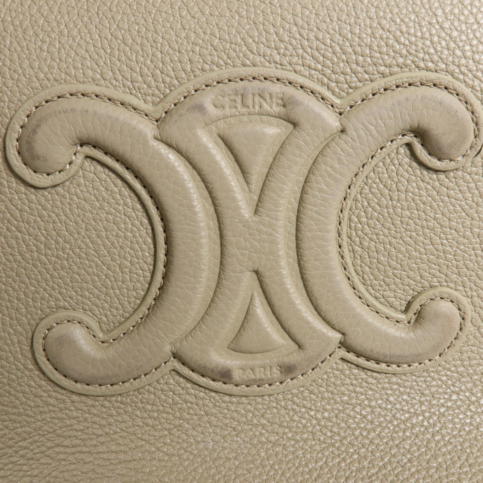 CELINE 牛皮皮革Mini Cabas Anais手挽肩背兩用袋