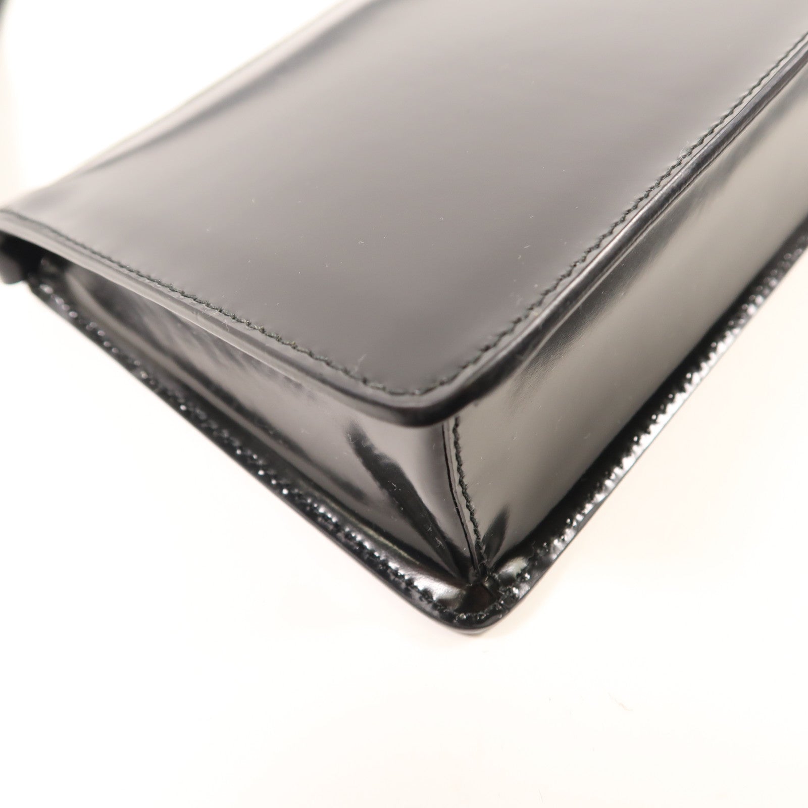 PRADA 牛皮皮革Shoulder Bag銀扣肩背袋