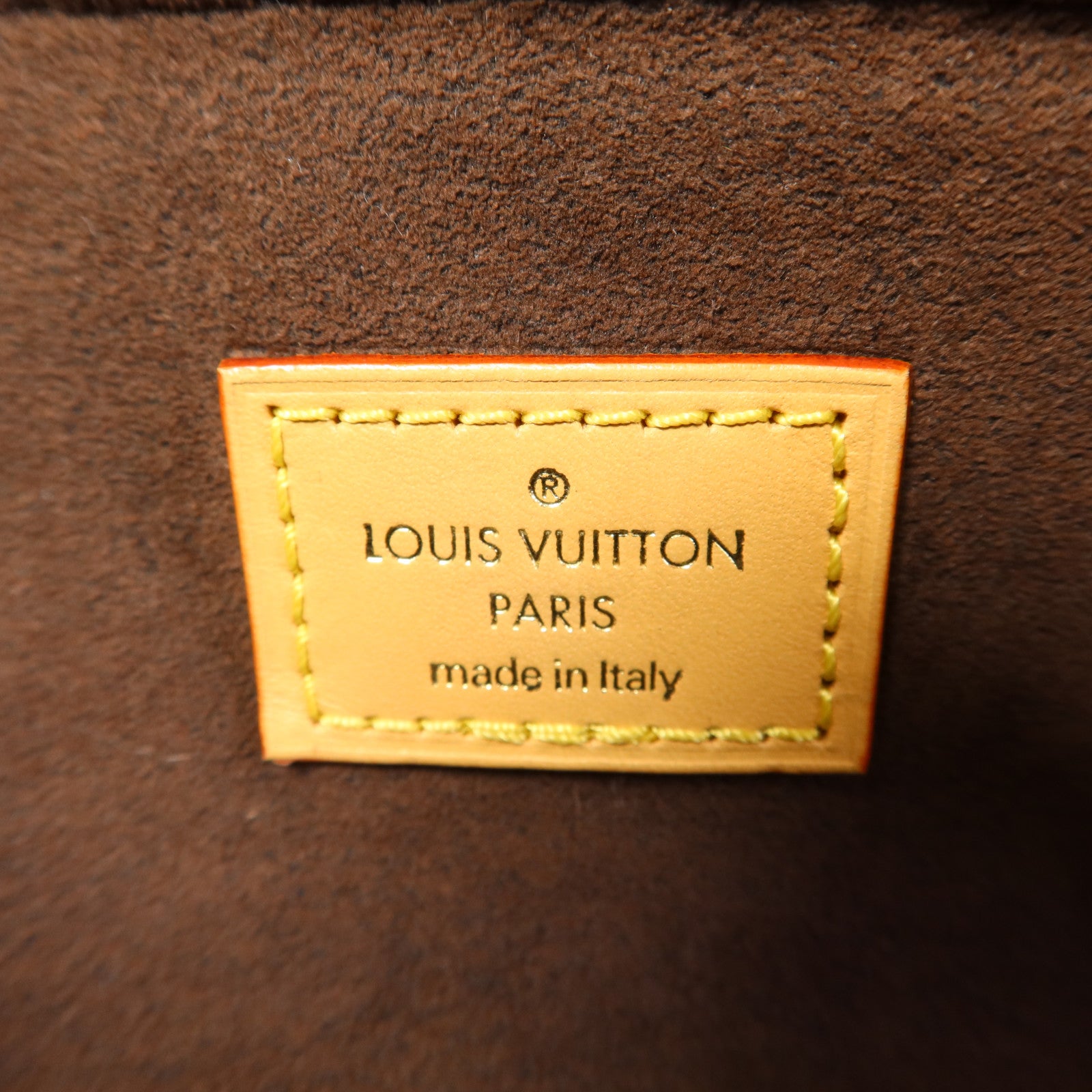 LOUIS VUITTON Monogram Mini Bumbag金扣手挽肩背兩用袋棕色