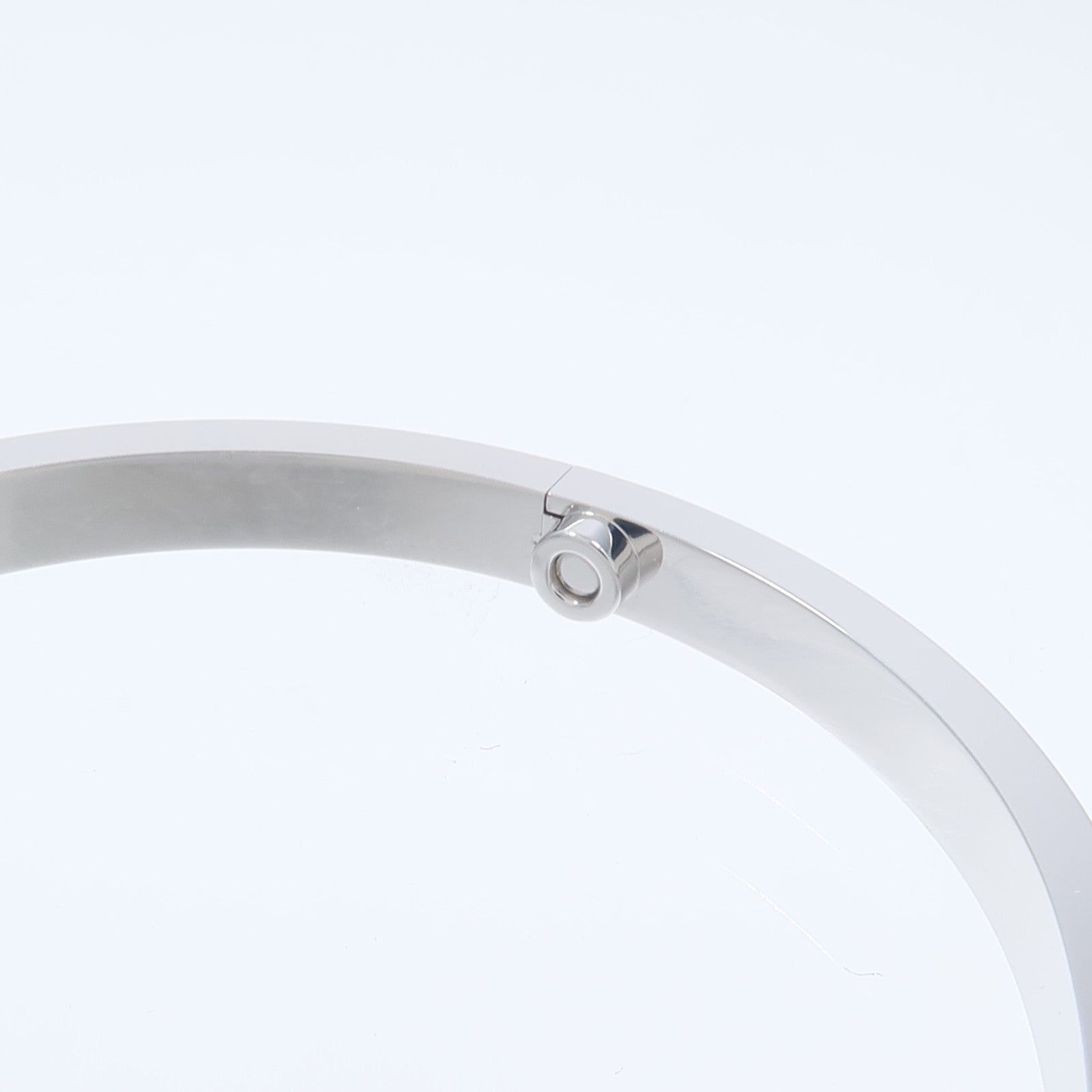 CARTIER 18K白金Love Blaceret SM Full Diamond手鐲