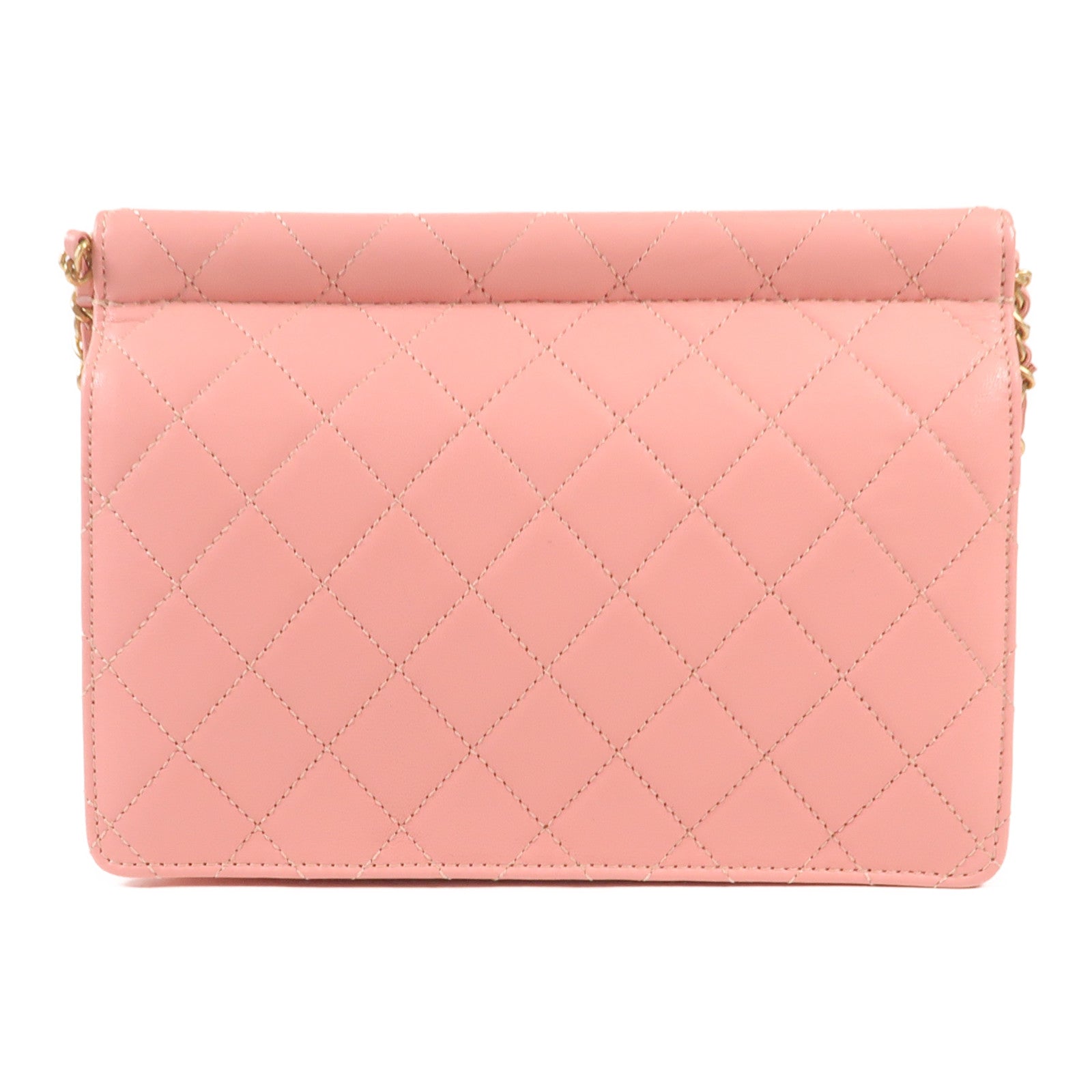 CHANEL 【激減優惠】牛皮皮革Shoulder Bag金扣鏈帶肩背袋