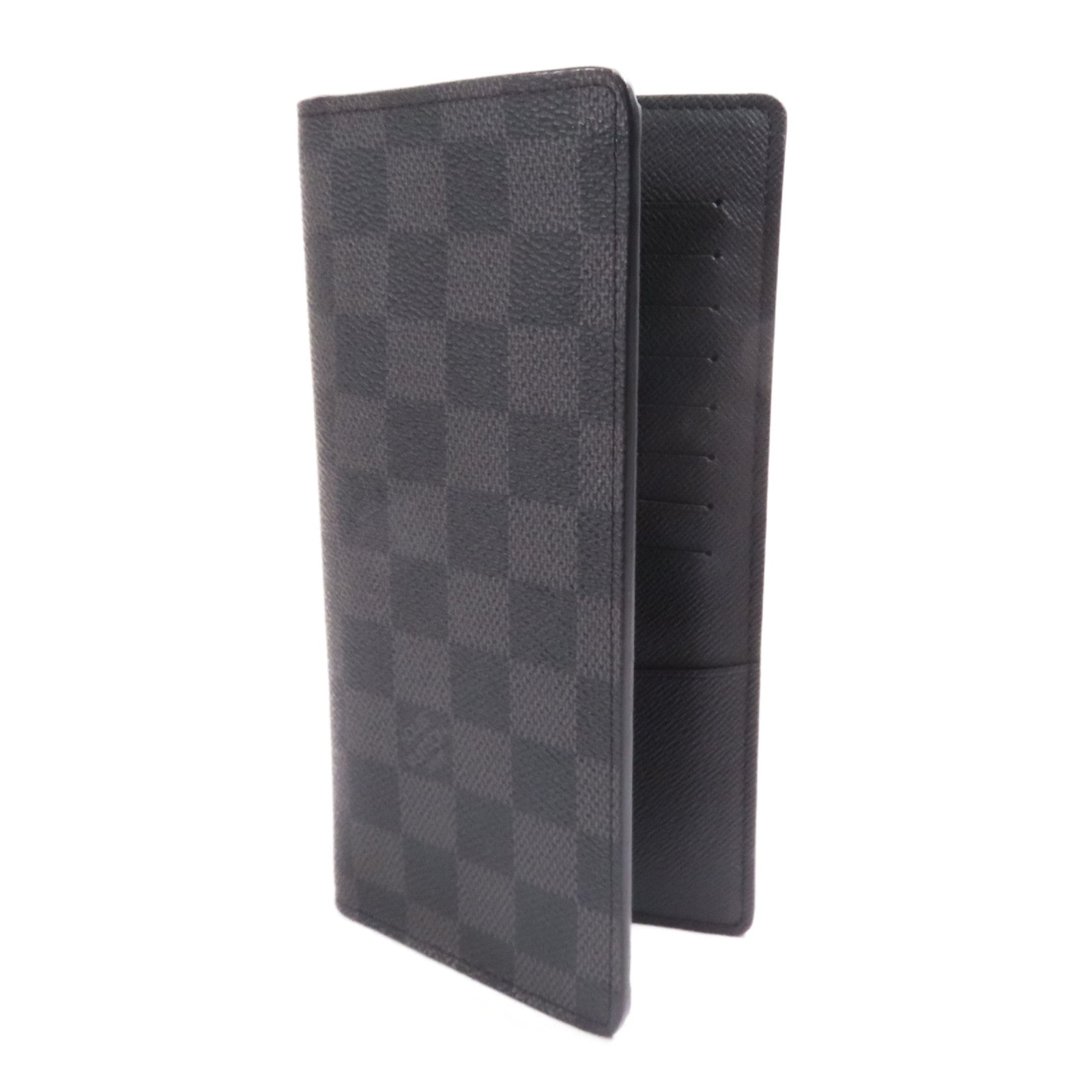 LOUIS VUITTON Damier Graphite Brazza長錢包