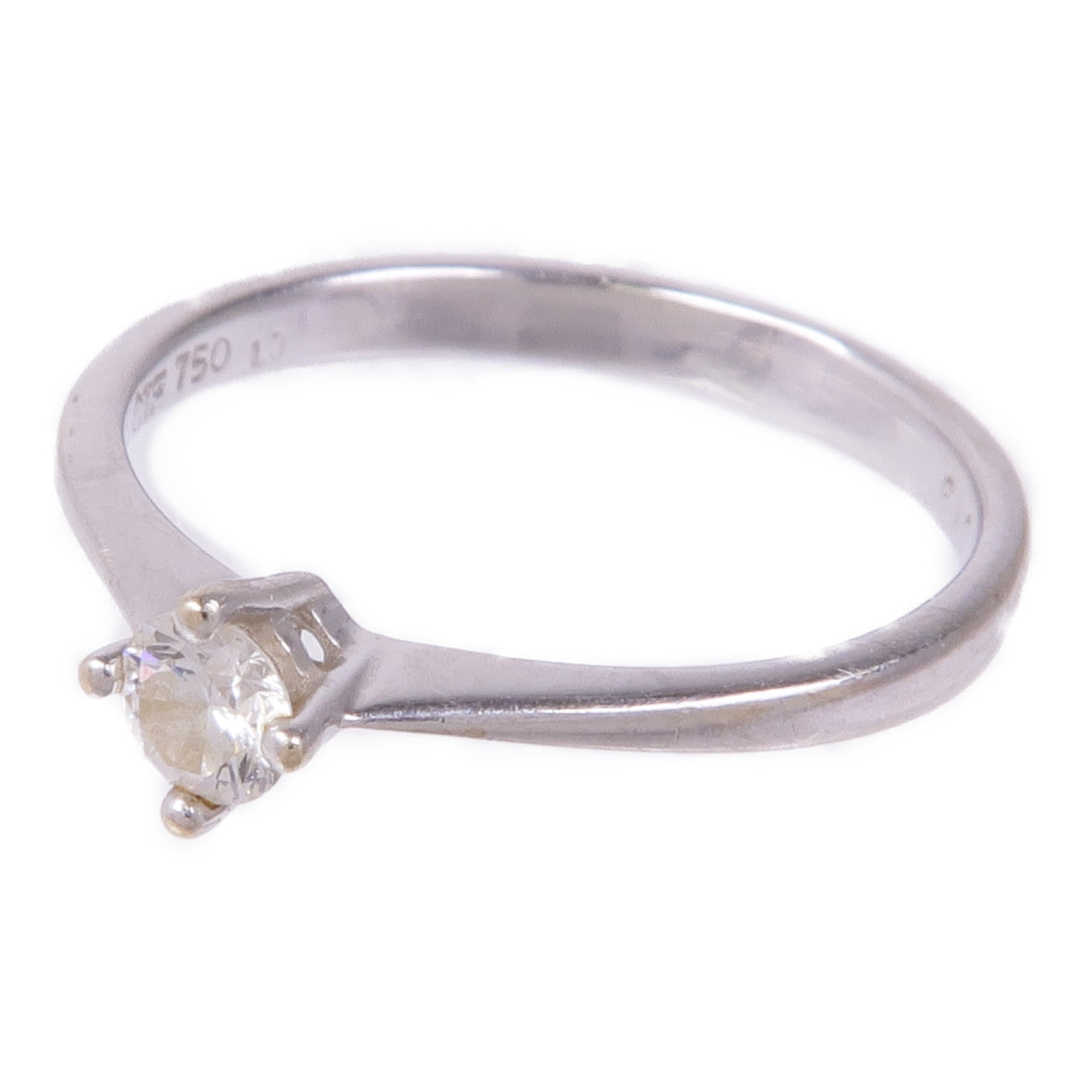 JEWELRY 18K白金Diamond Ring鑽石戒指US#4