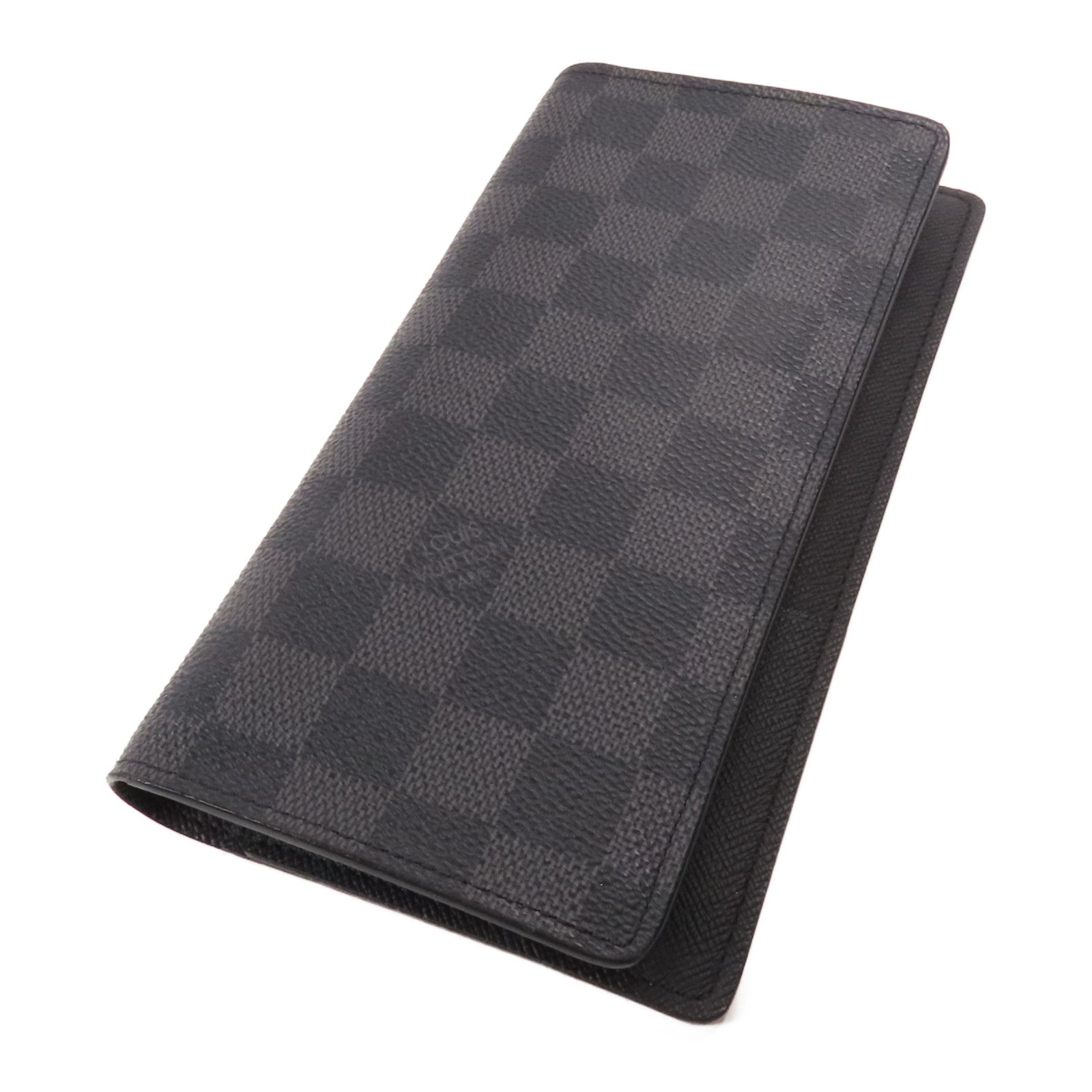 LOUIS VUITTON Damier Graphite Brazza長錢包