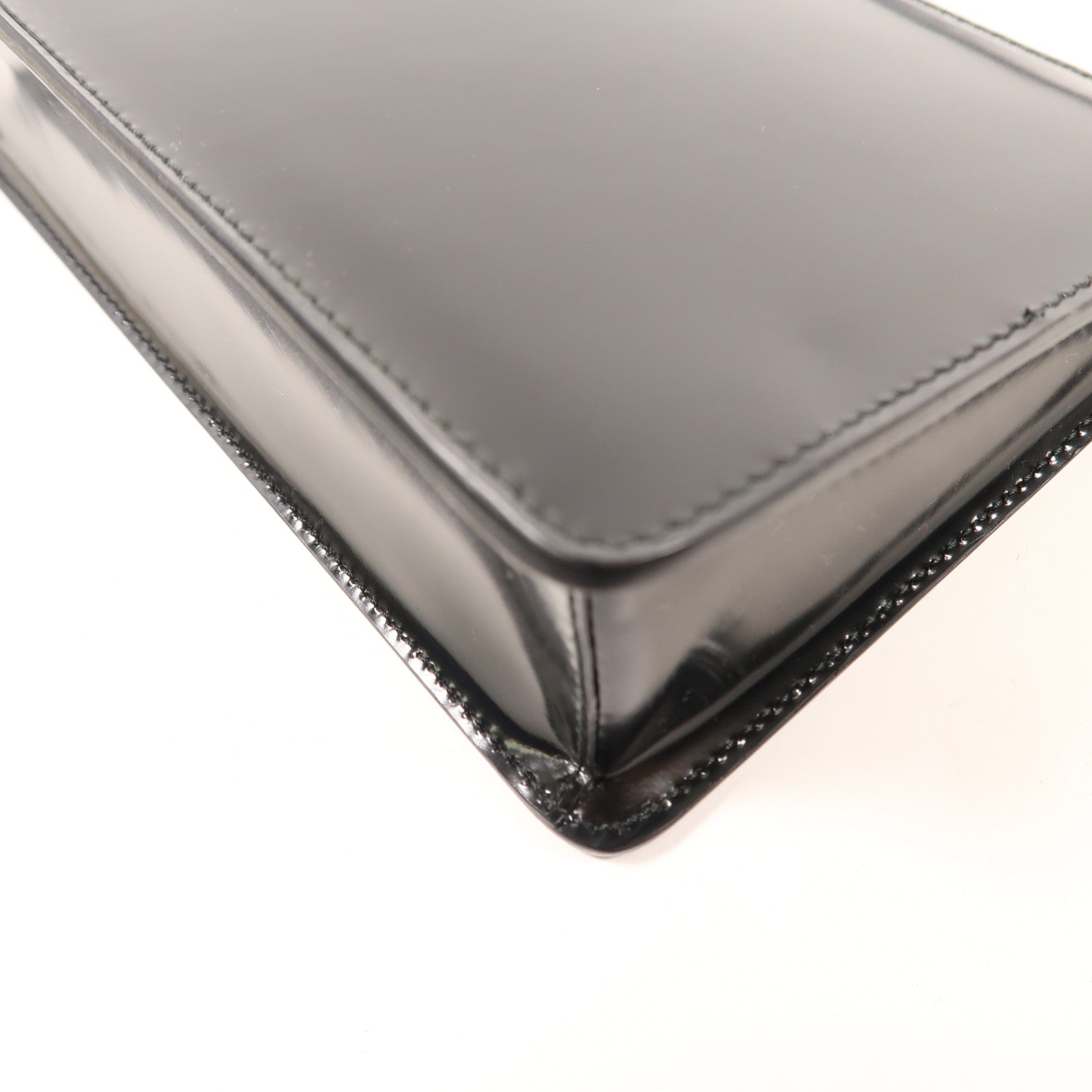 PRADA 【激減優惠】牛皮皮革Shoulder Bag銀扣肩背袋