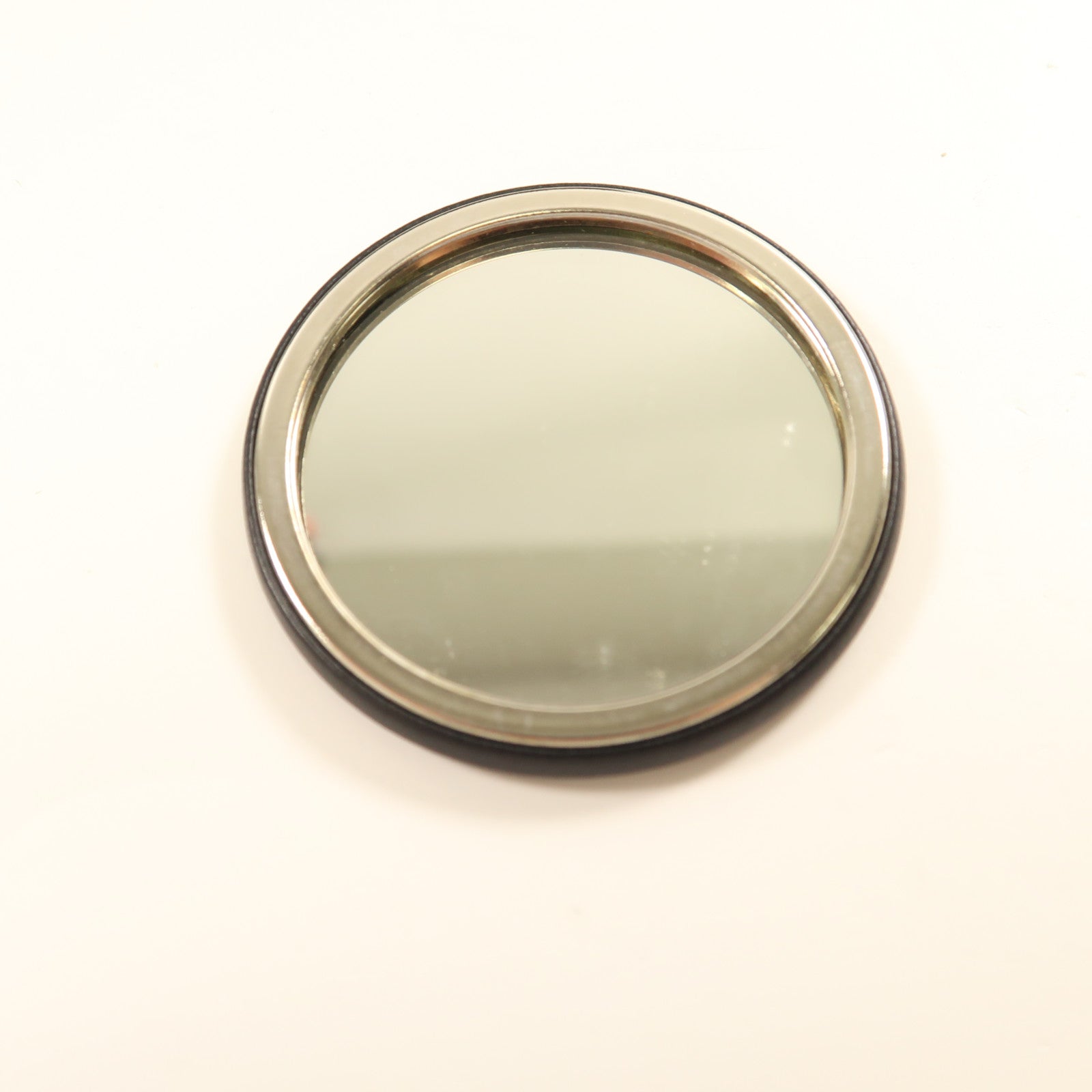 Delvaux 皮革/絨布Hand Bag銀扣手拿包黑色