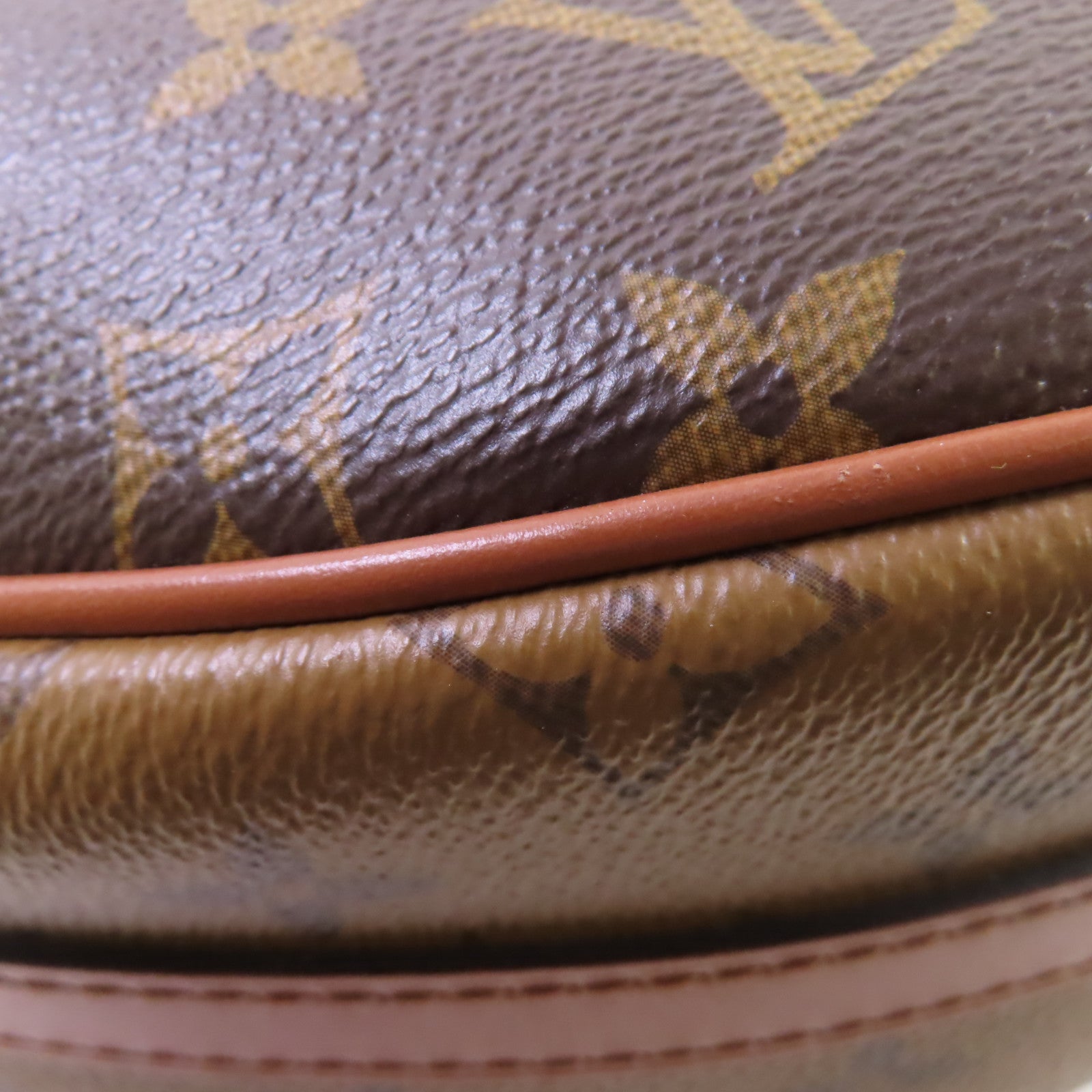 LOUIS VUITTON Monogram Reverse Loop Hobo 2Way Shoulder Bag金扣手挽肩背兩用袋啡色