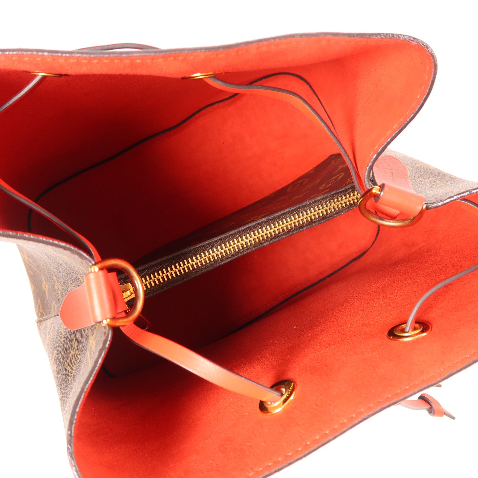 LOUIS VUITTON Monogram Neo Noe Bucket Bag金扣肩背袋Coquelicot/紅色
