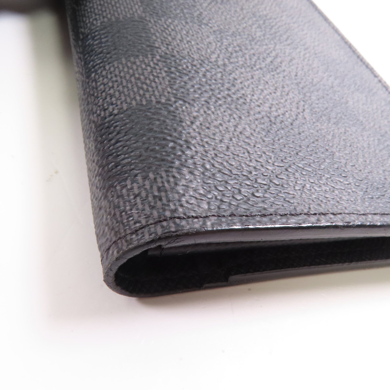 LOUIS VUITTON Damier Graphite Brazza長錢包