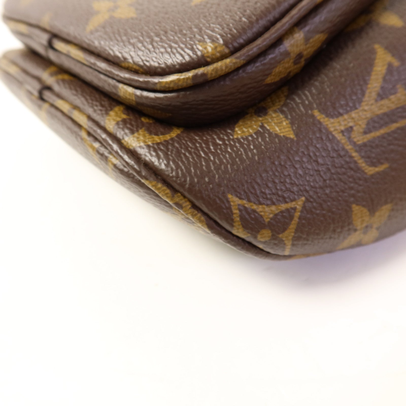 LOUIS VUITTON Monogram Mini Bumbag金扣手挽肩背兩用袋棕色