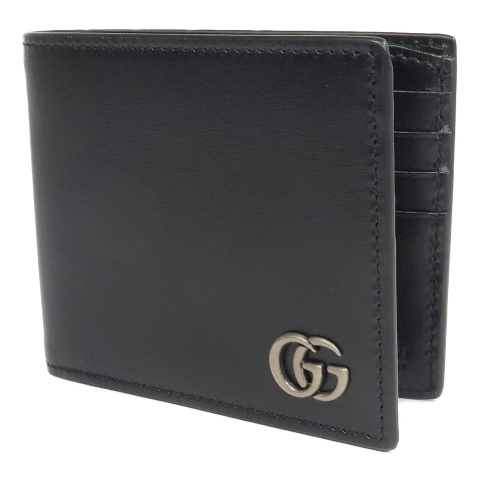 GUCCI 牛皮皮革GG Marmont Bi-foid Wallet錢包