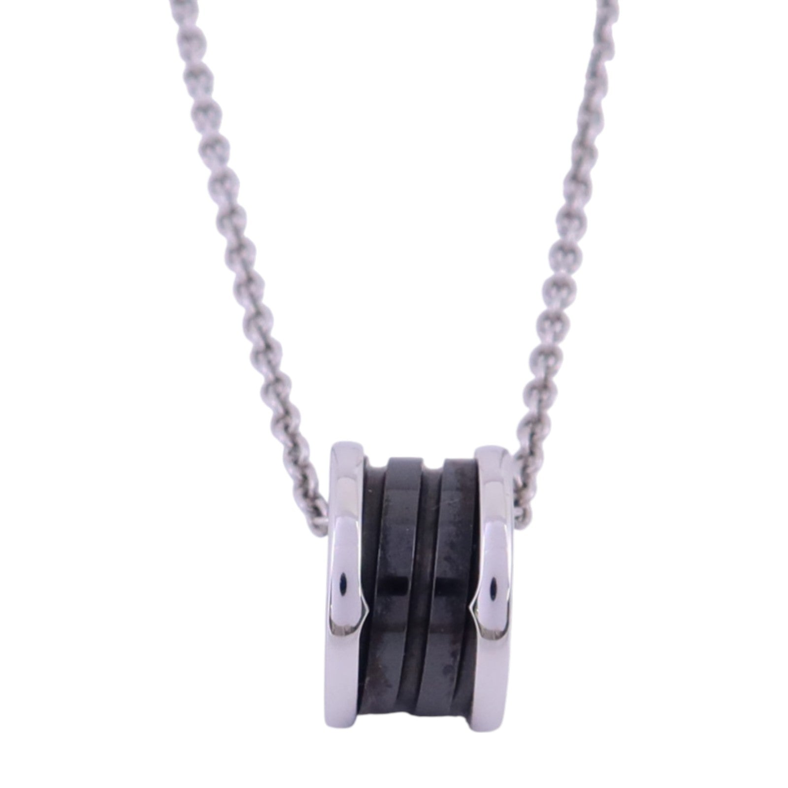 BVLGARI 925純銀/琺瑯Save The Children Necklace銀扣項鏈