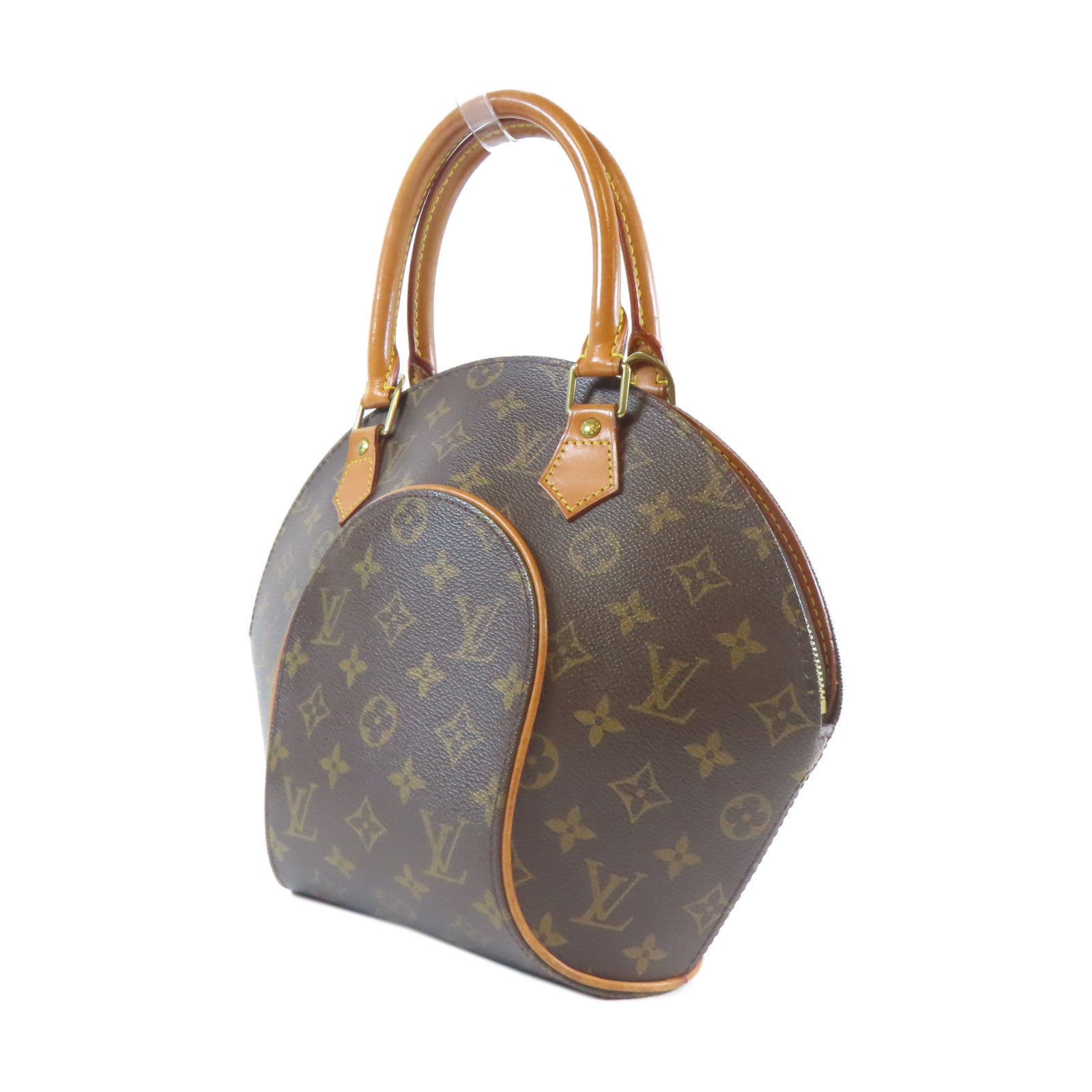 LOUIS VUITTON 【激減優惠】Monogram Elipse PM金扣手挽袋啡色