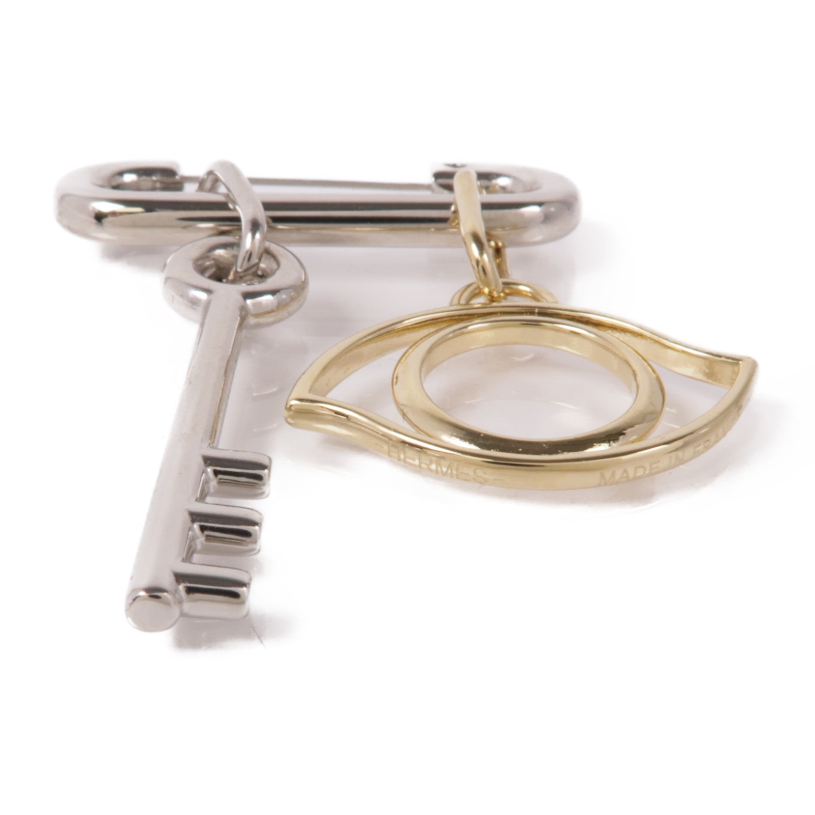 HERMES 金屬Brooch胸針Silver/Gold