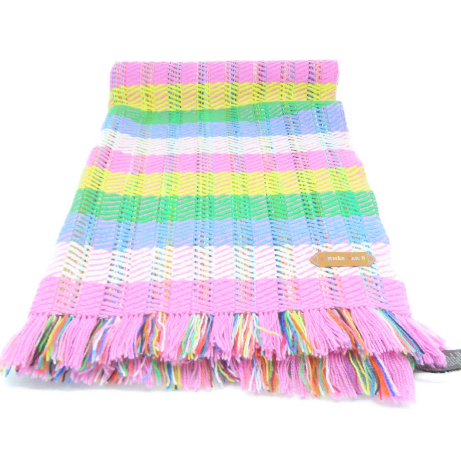 HERMES 【激減優惠】羊絨Scarf圍巾彩色