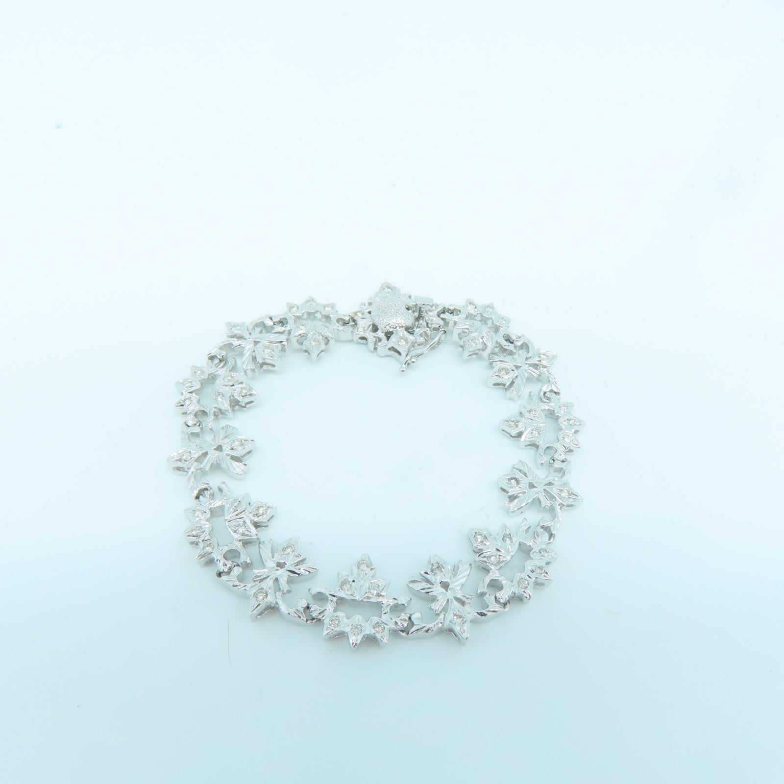 JEWELRY 【激減優惠】18K白金Diamond Bracelet 0.067ct鑽石手鏈