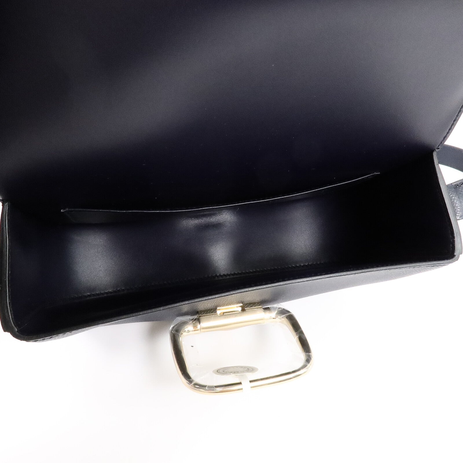 HERMES Epsom皮革Della Cavalleria Elan肩背袋Blue Indigo