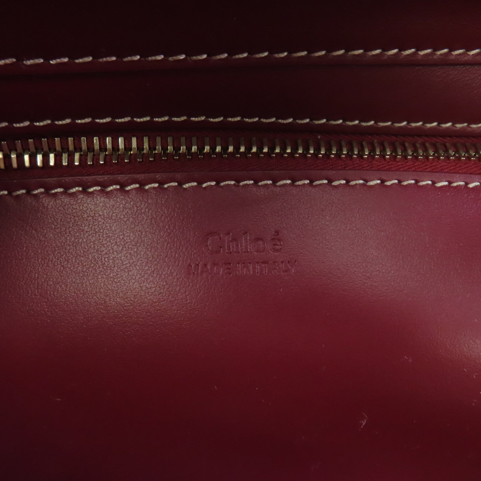 Chloe 【激減優惠】聚酯纖維2way Shoulder Bag金扣手挽肩背兩用袋紫色