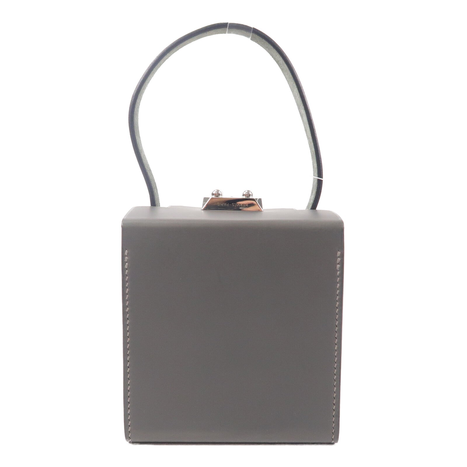 HERMES 鱷魚皮革/Vache Hunter皮革Petite H Box Bag手挽袋
